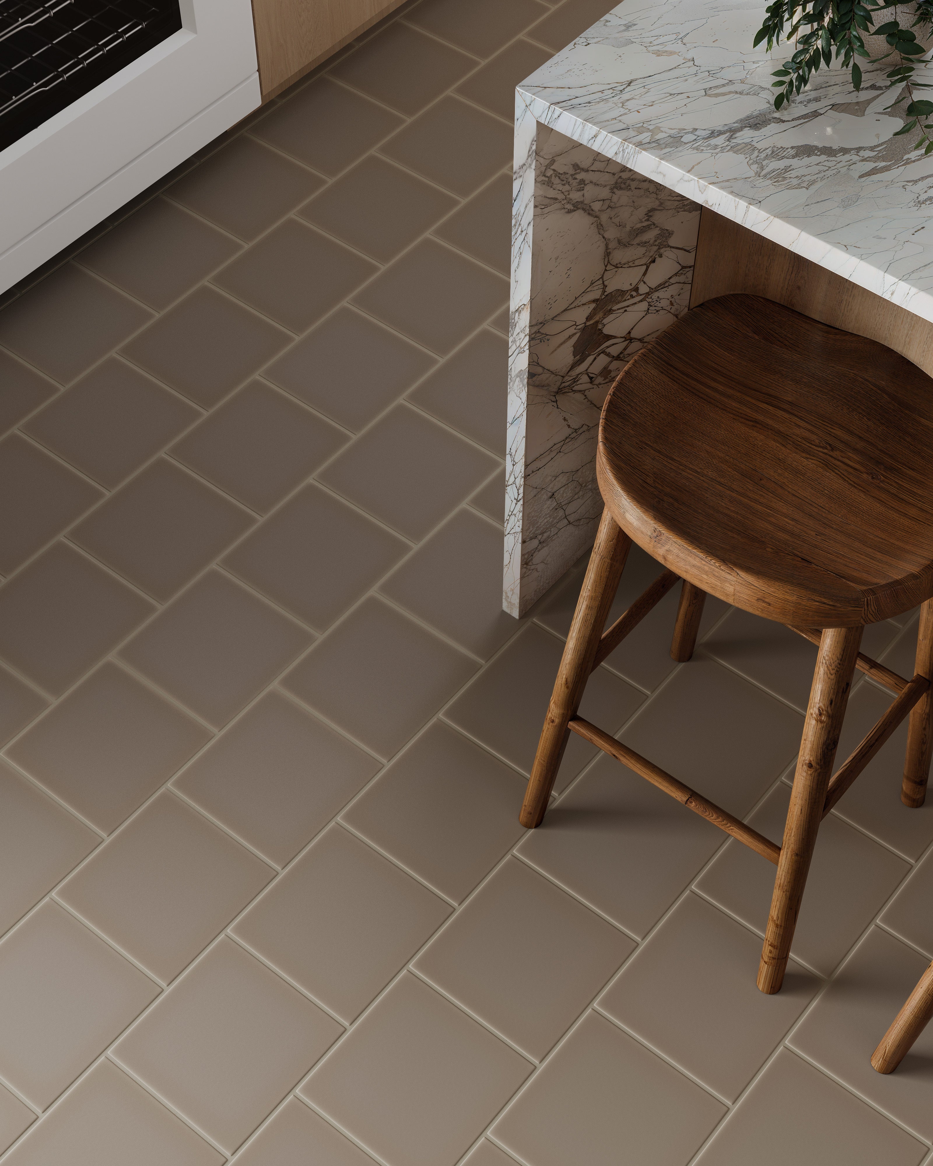 8x8 Original Ceramic Tile in Cardamom Matte