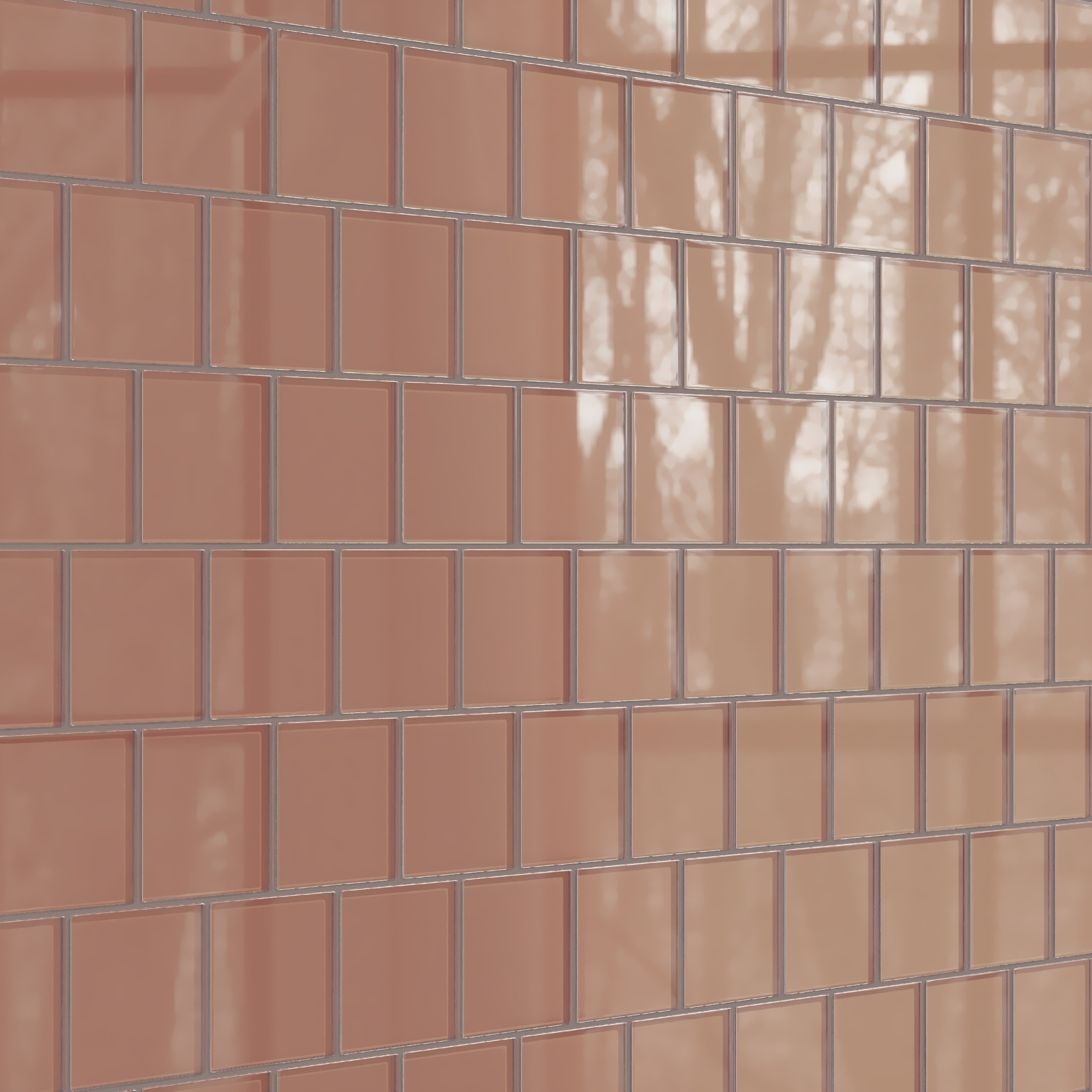 4x4 Glass Tile in Sora Gloss