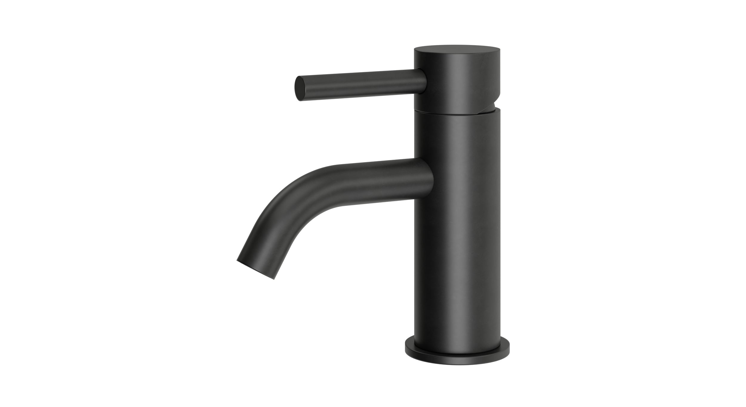 Contour One Handle Deck Mount Monoblock Lavatory Faucet with Soft Lever Handle in Oil Rubbed Bronze