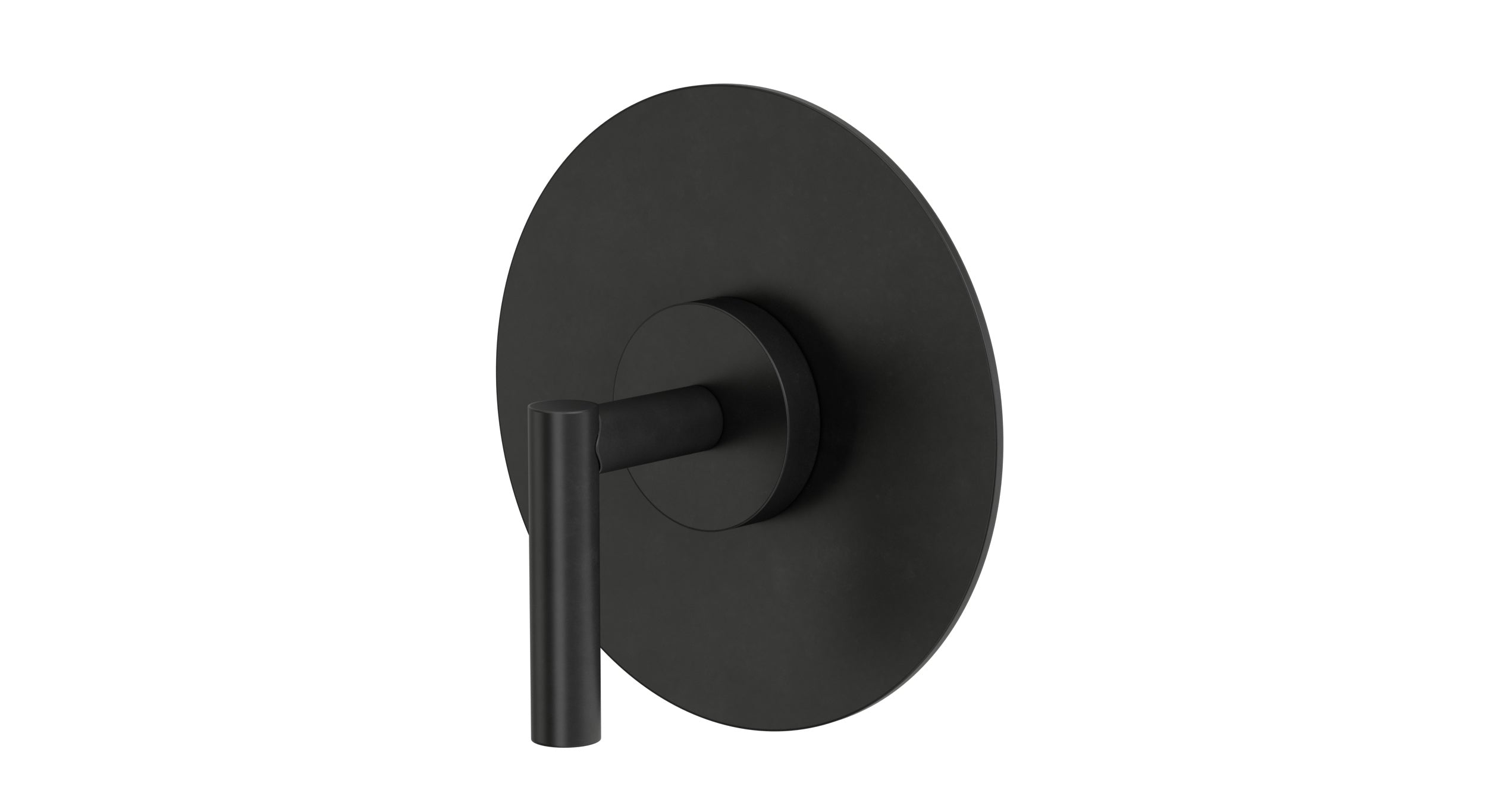 Contour One Handle Wall Mount Shower Trim with Soft Lever Handle in Oil Rubbed Bronze
