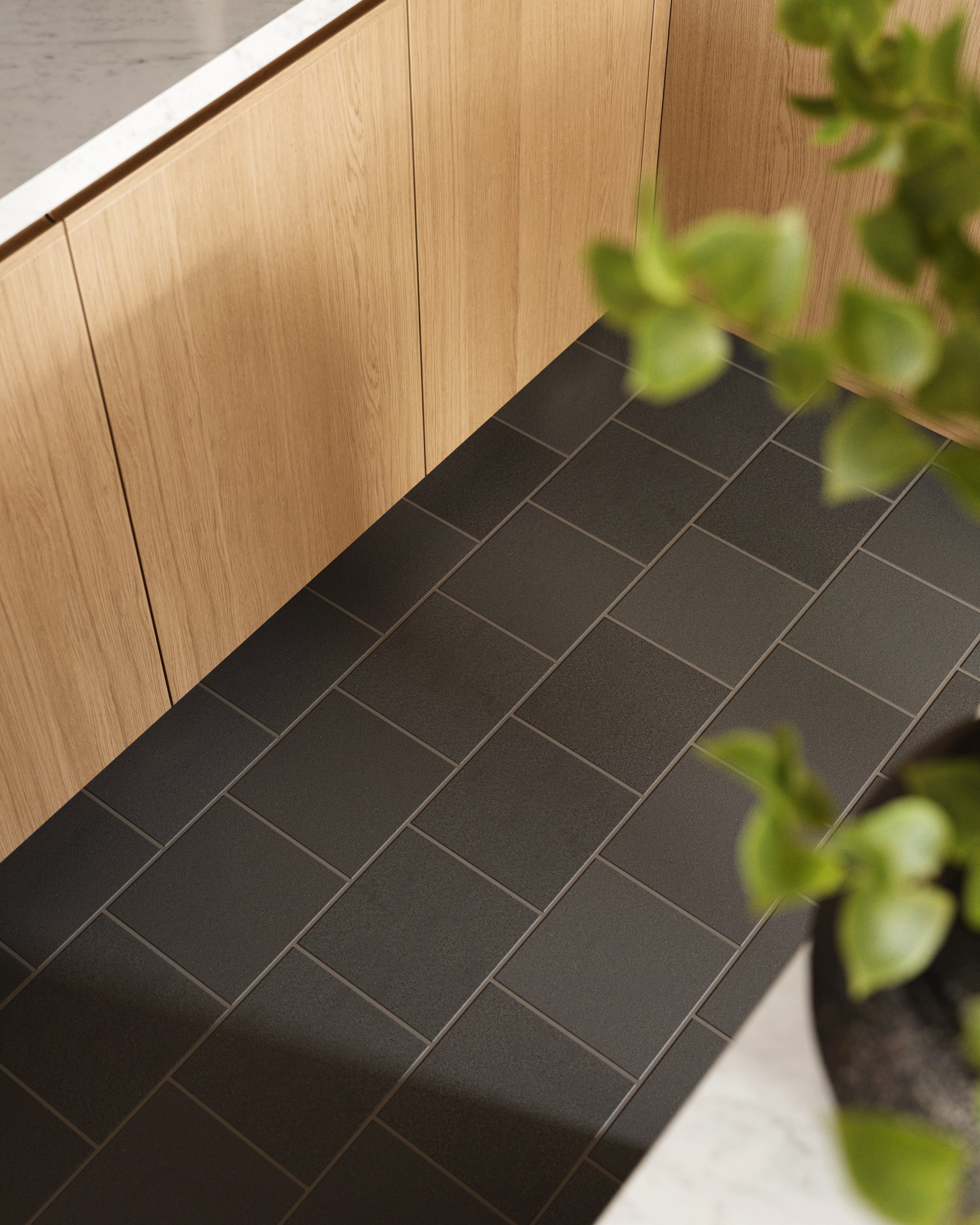 8x8 Original Ceramic Tile in Carbon Matte