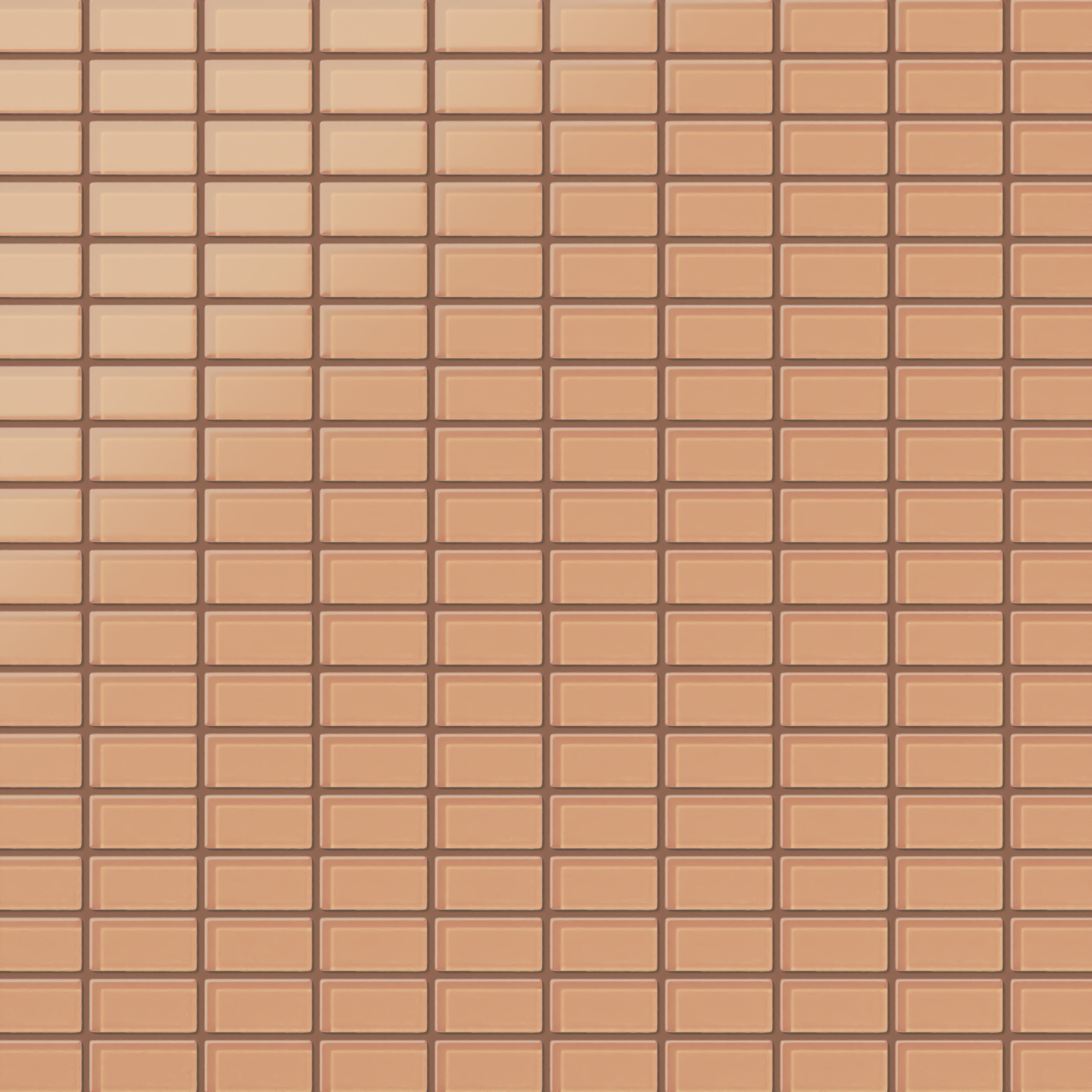 1x2 Straight Set Sheeted Glass Mosaic Tile in Carolina Wren Matte