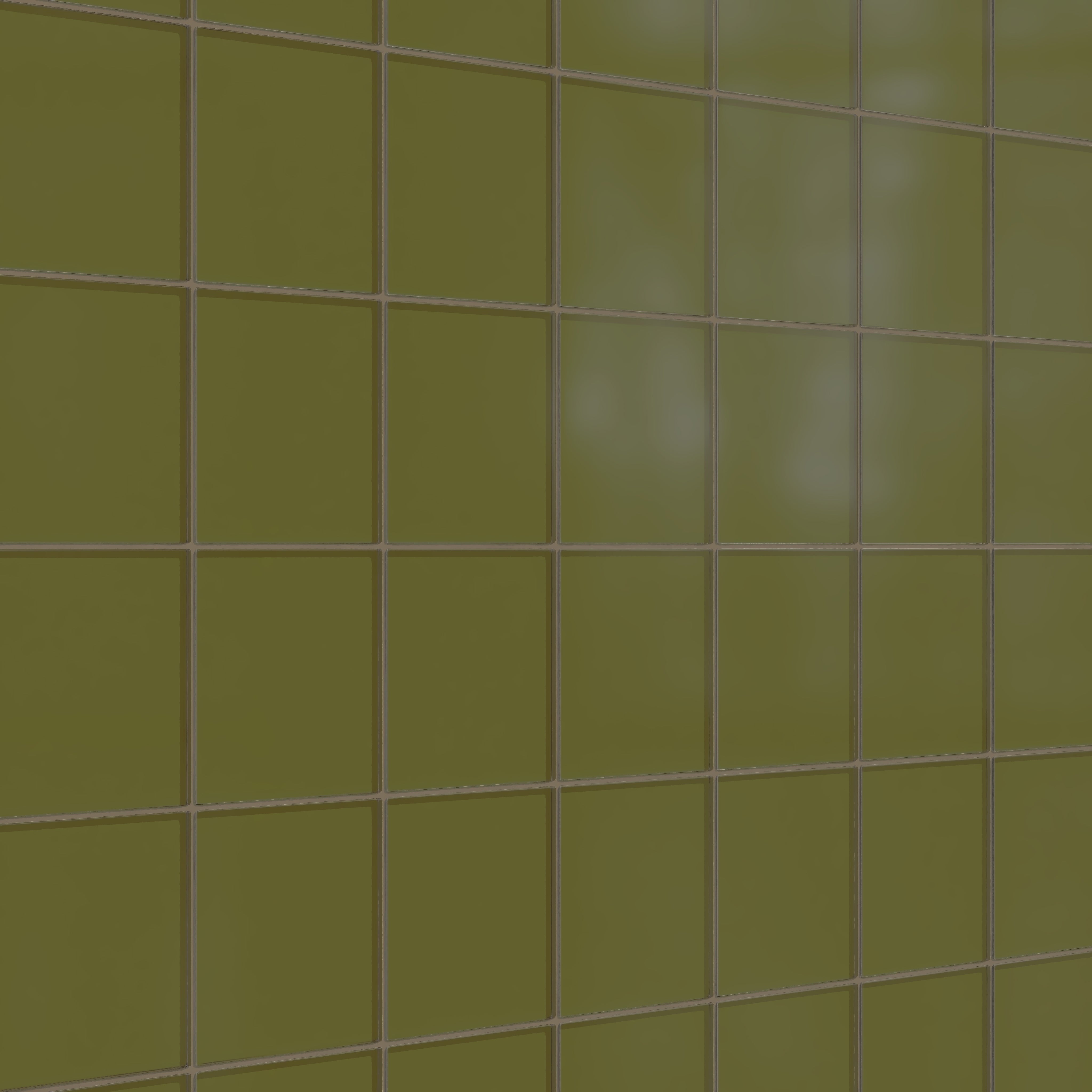 6x6 Glass Tile in Cormorant Matte