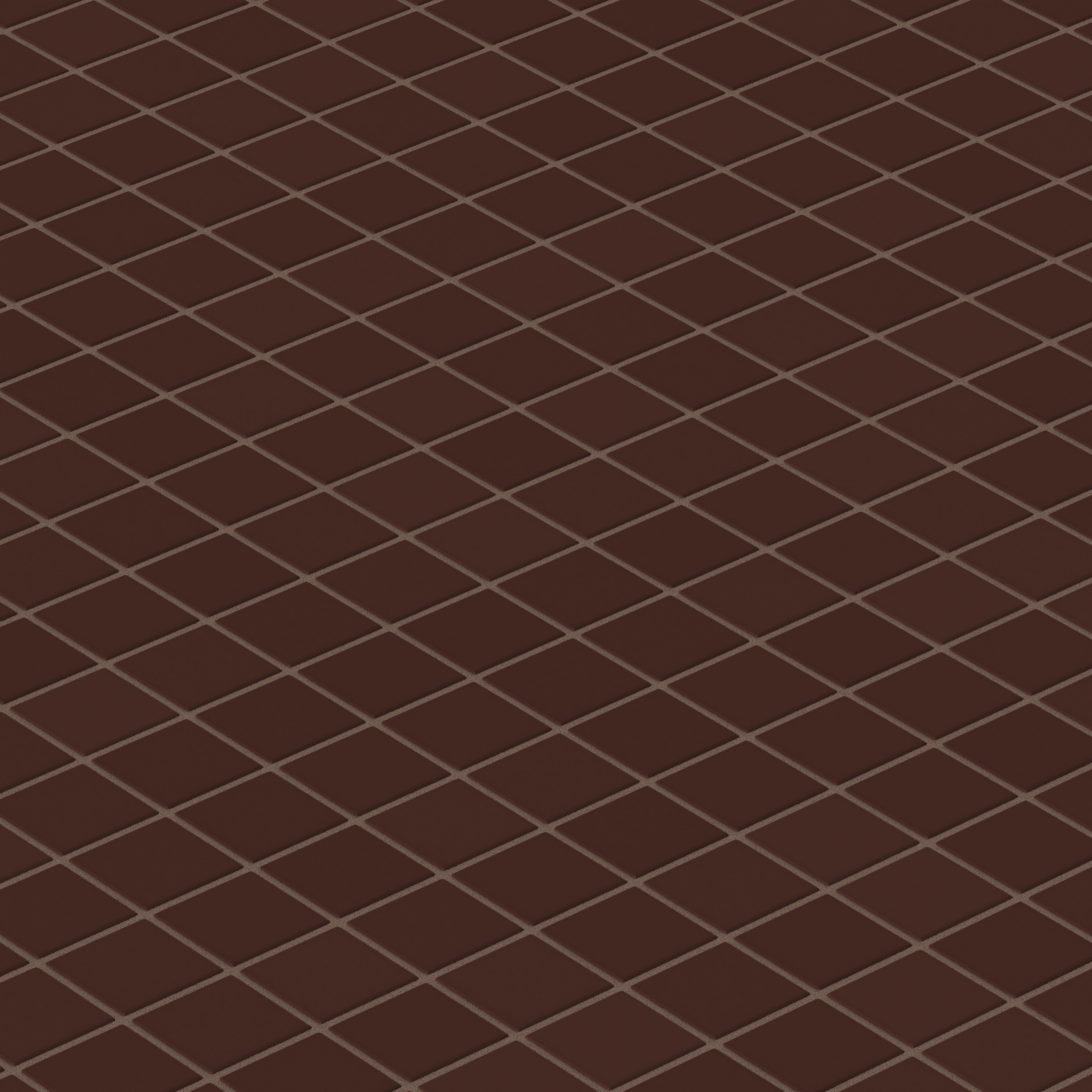 2x2 Straight Set Sheeted Original Ceramic Mosaic Tile in Garnet Matte