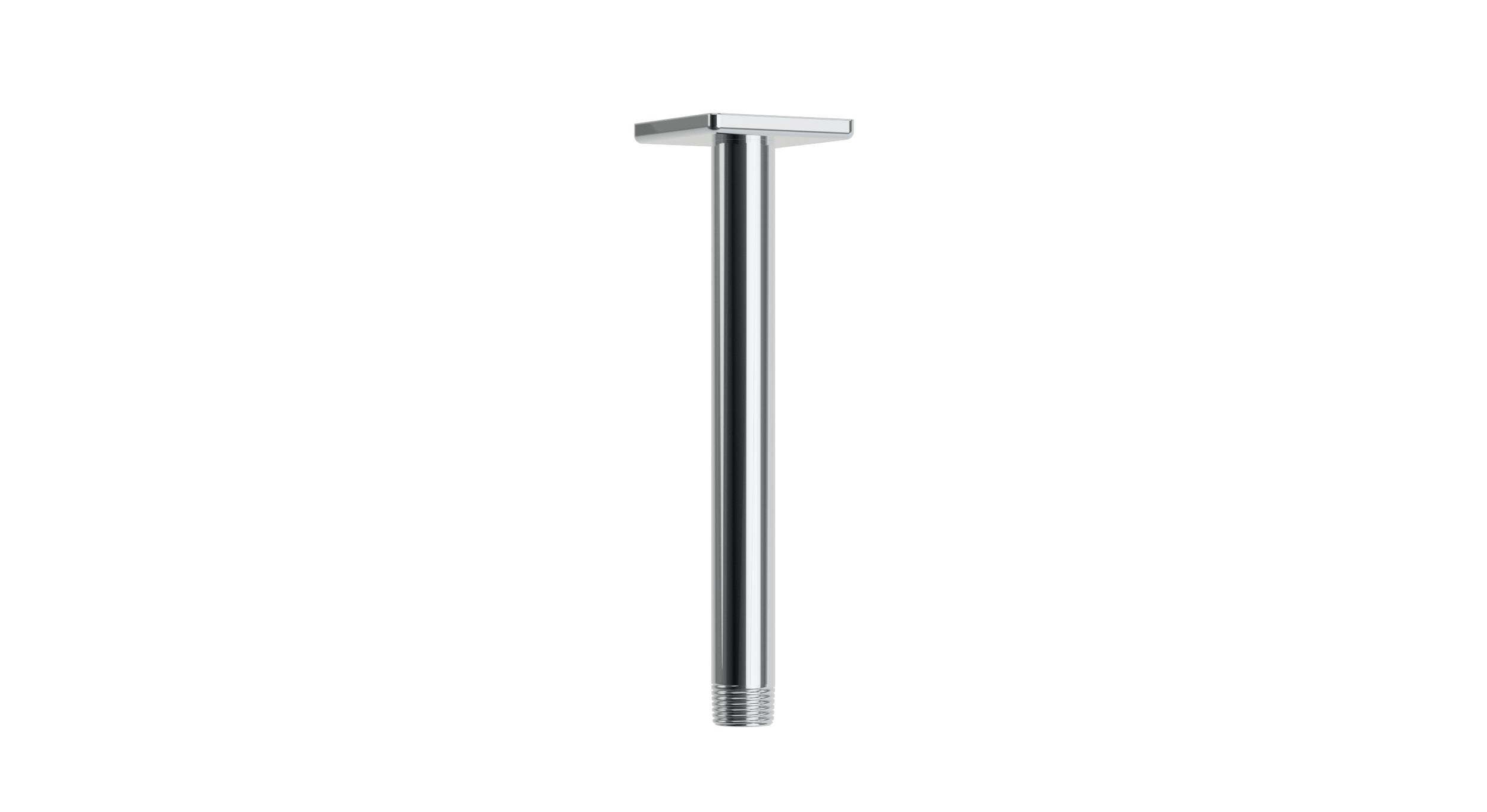 Flatiron 8" Straight Shower Arm with Flange