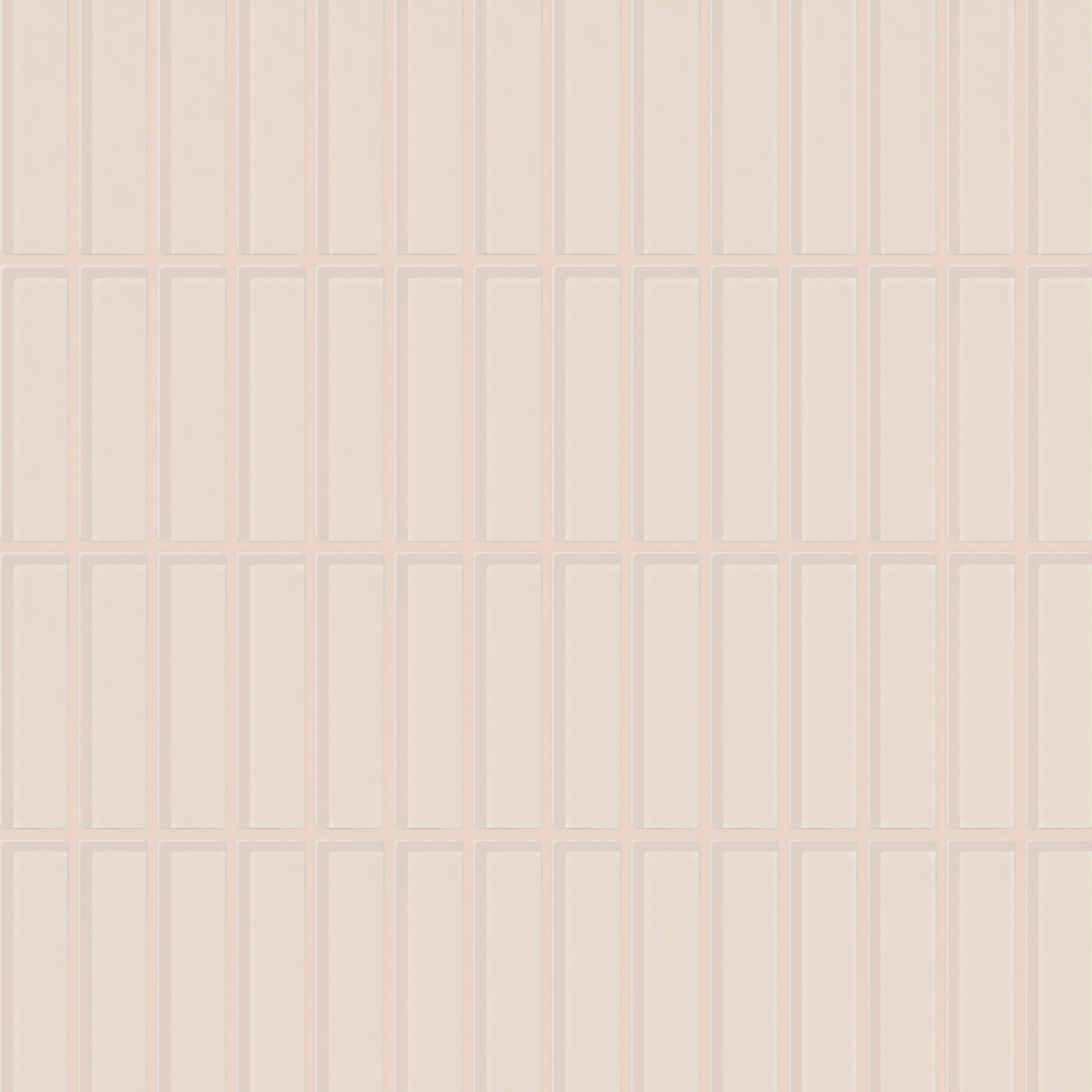 1x4 Straight Set Sheeted Glass Mosaic Tile in Sandpiper Gloss