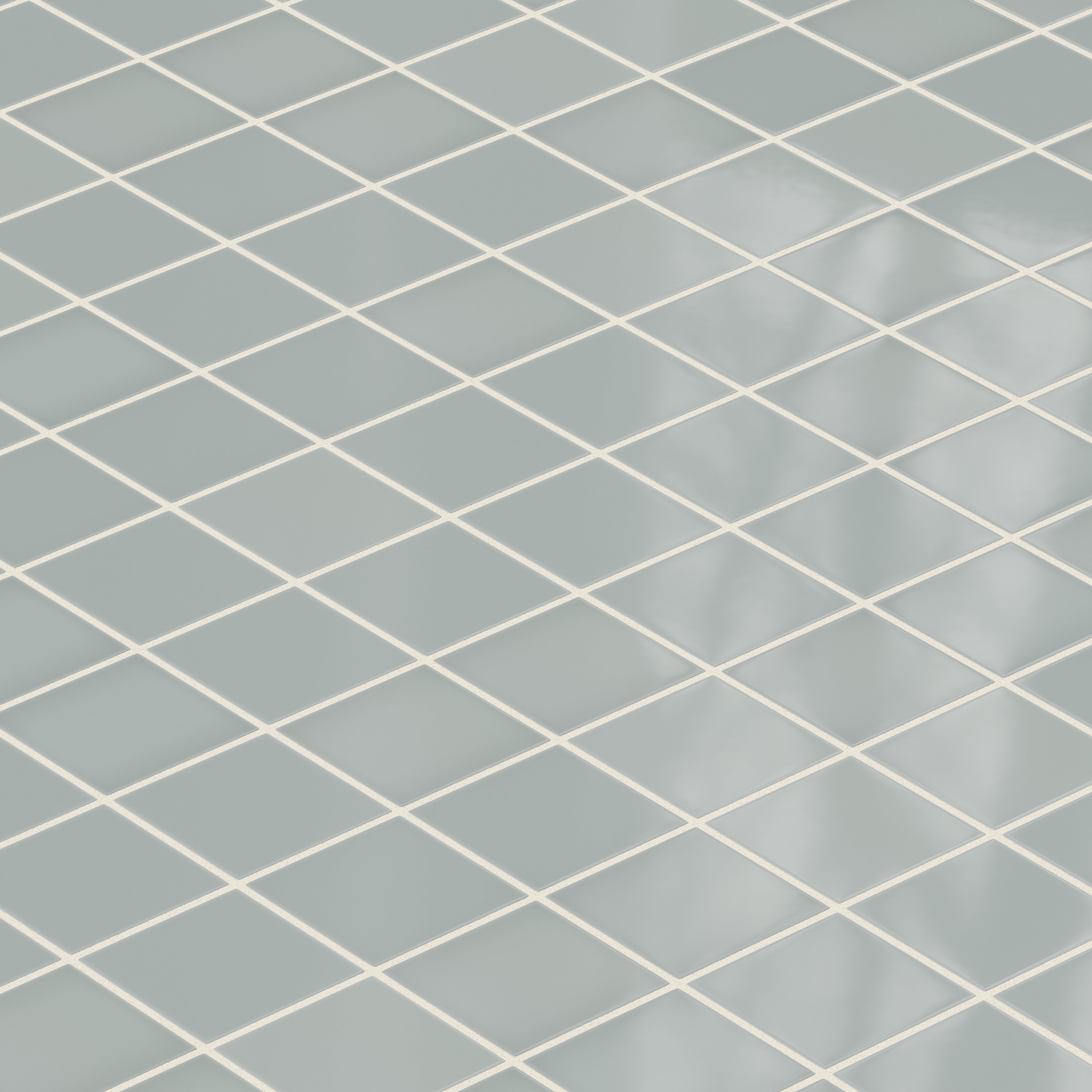 3x3 Straight Set Sheeted Natural Press Ceramic Mosaic Tile in Hood River Gloss