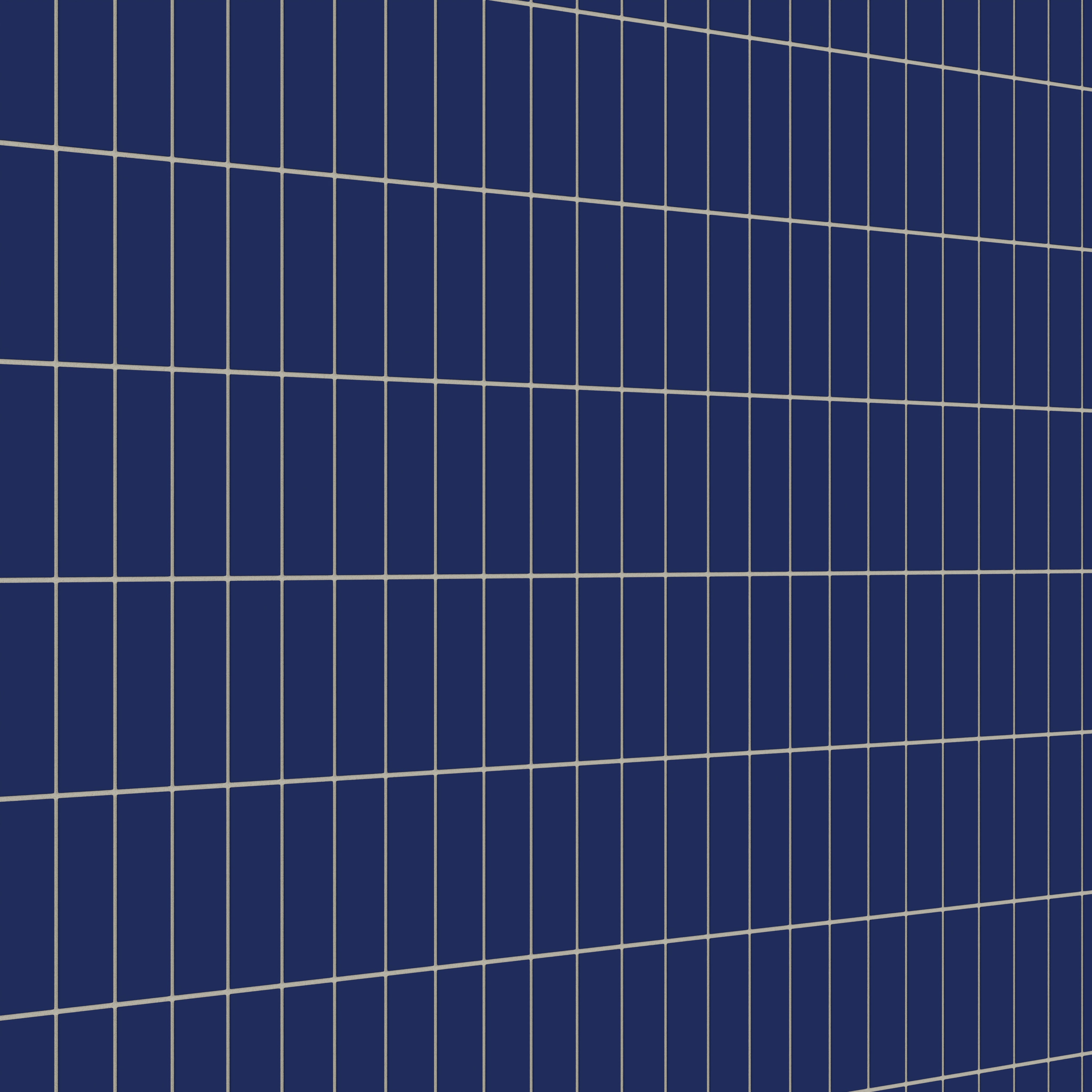 2x6 Natural Press Ceramic Tile in Ultramarine Matte