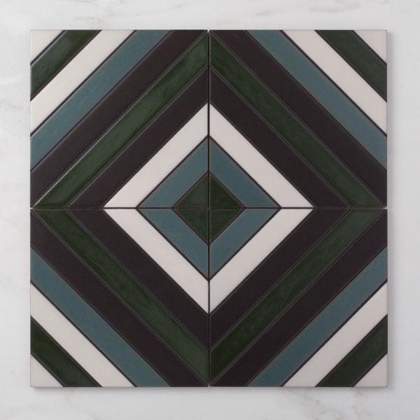 8x8 Handpainted Sample Grove in Cool Motif