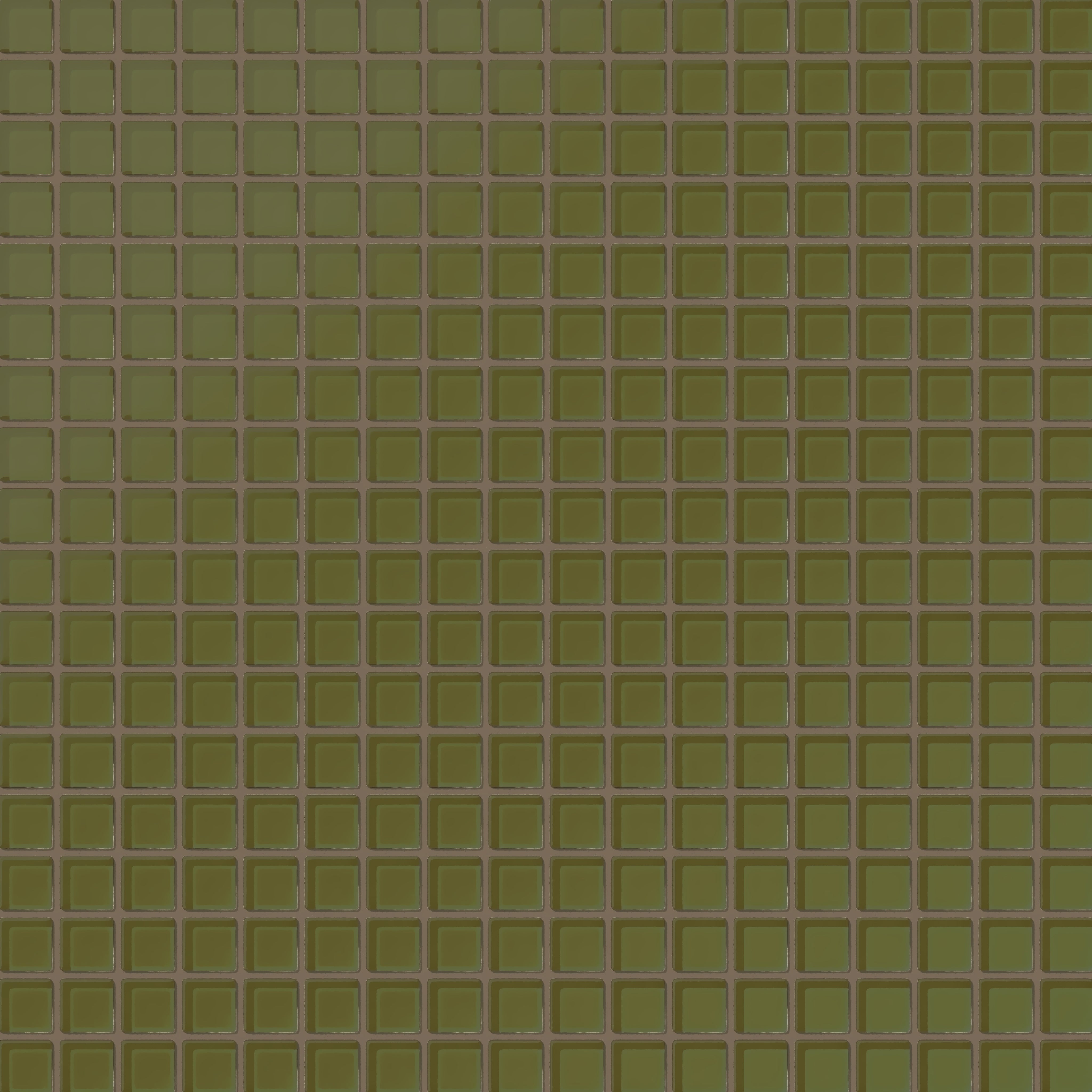 1x1 Straight Set Sheeted Glass Mosaic Tile in Cormorant Matte