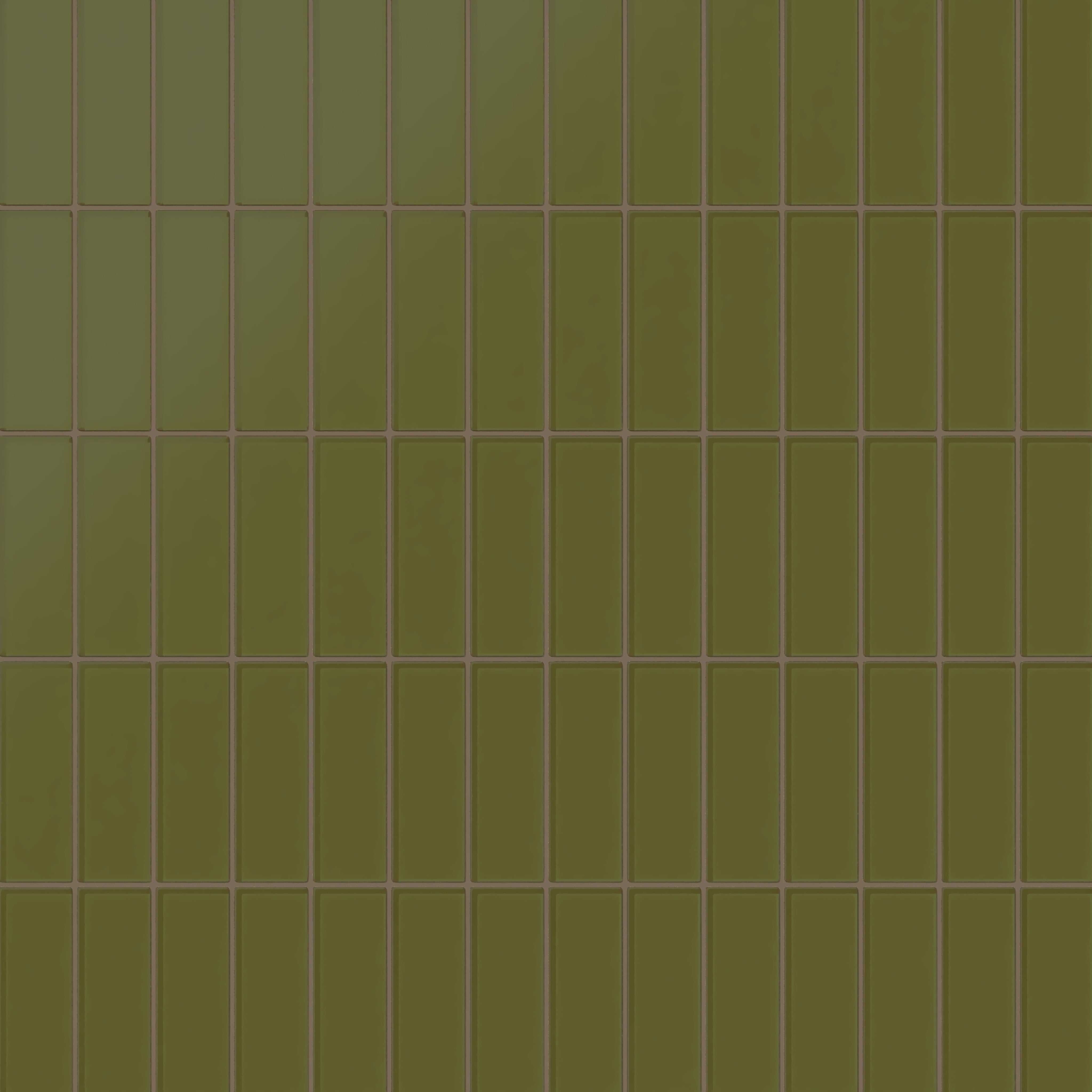 2x6 Glass Tile in Cormorant Matte