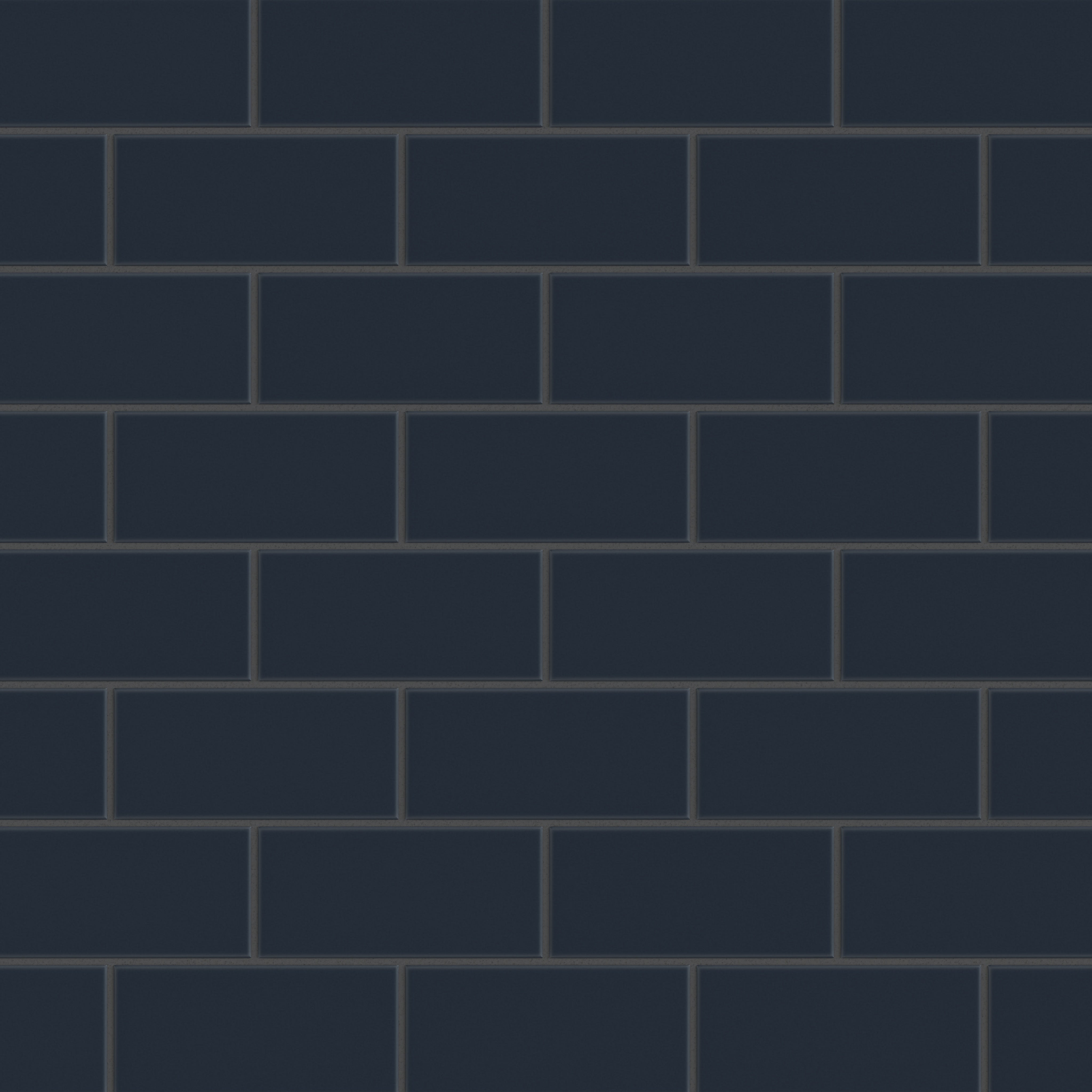 3x6 Original Ceramic Tile in Navy Blue Matte