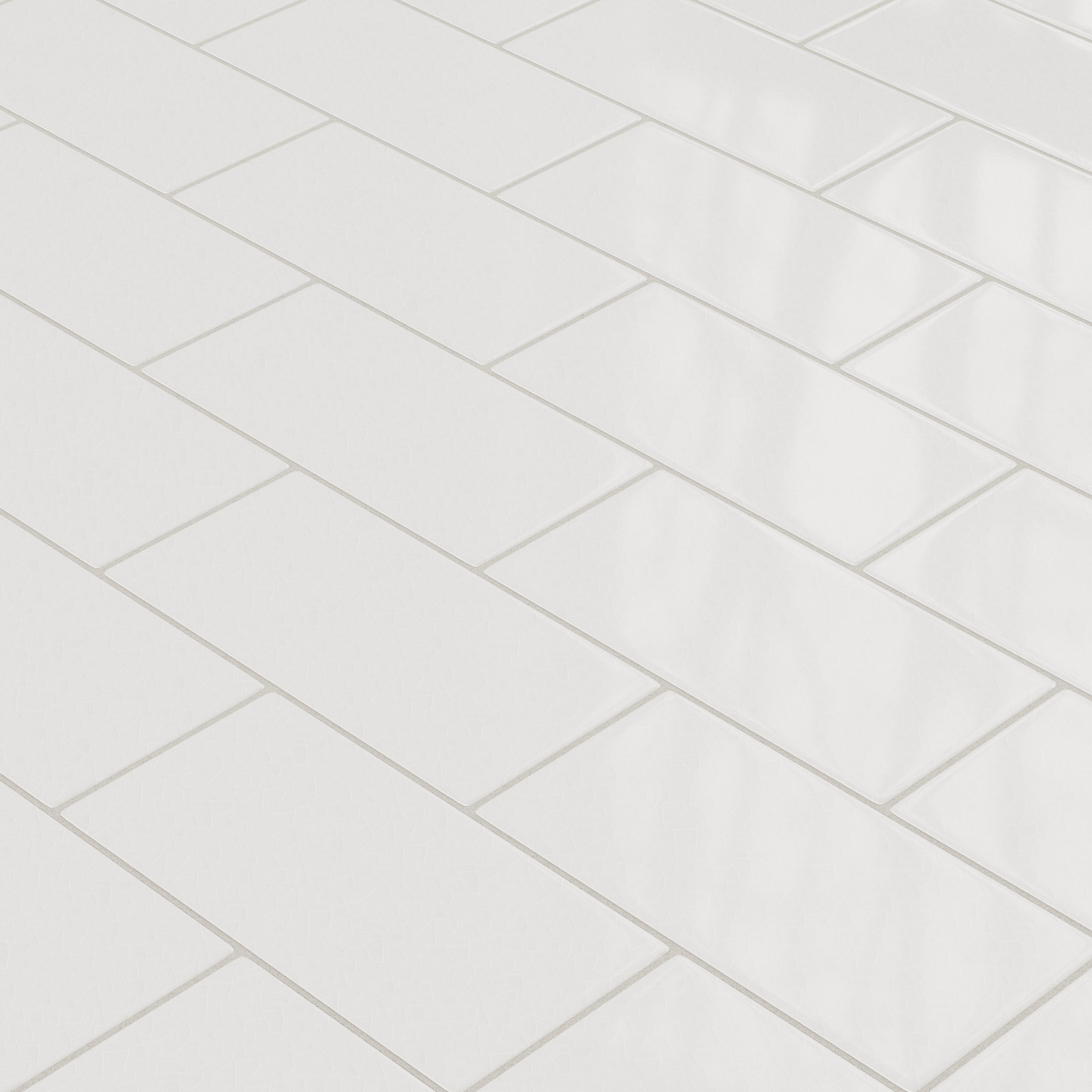 6x12 Original Ceramic Tile in Frost Gloss