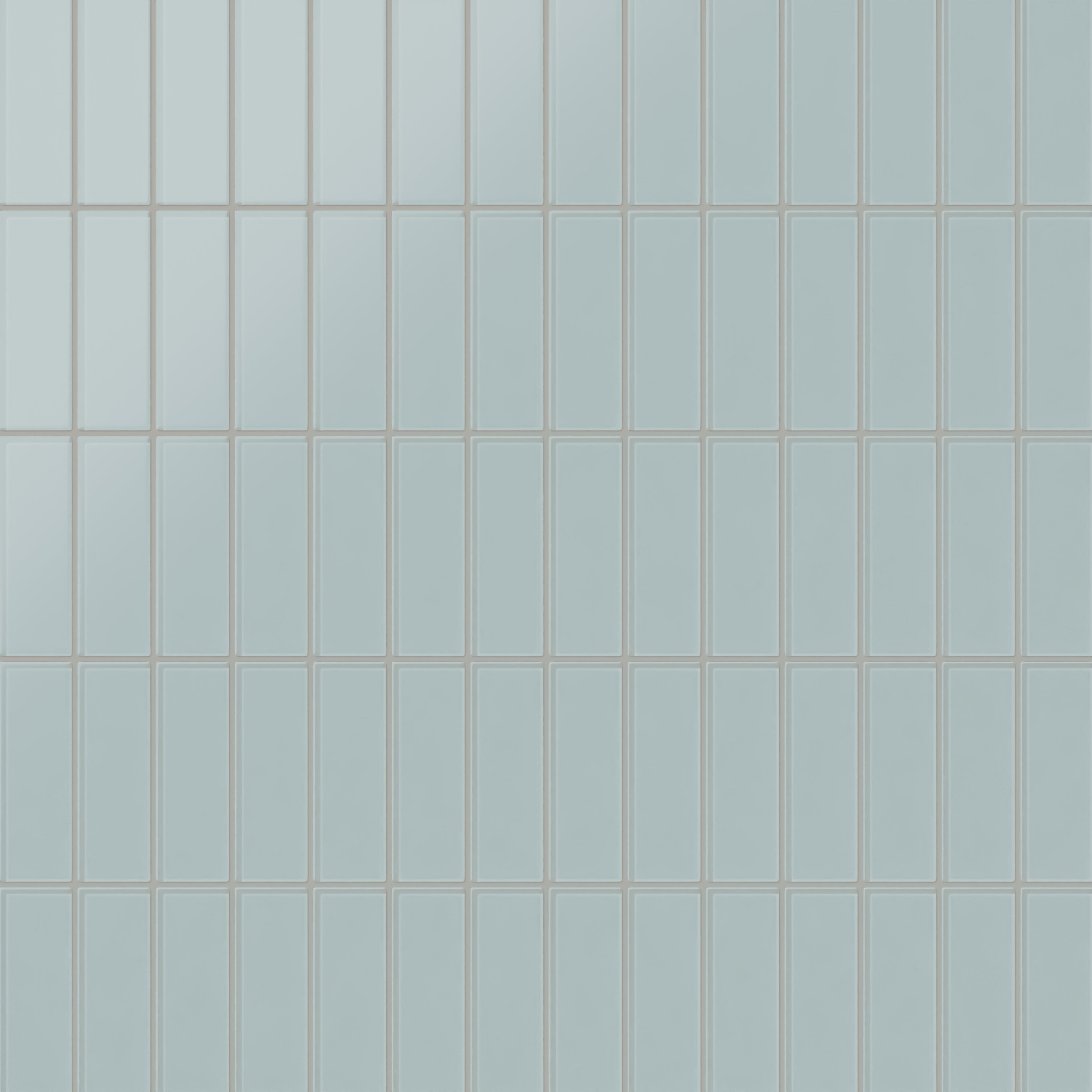 2x6 Glass Tile in Great Blue Heron Matte