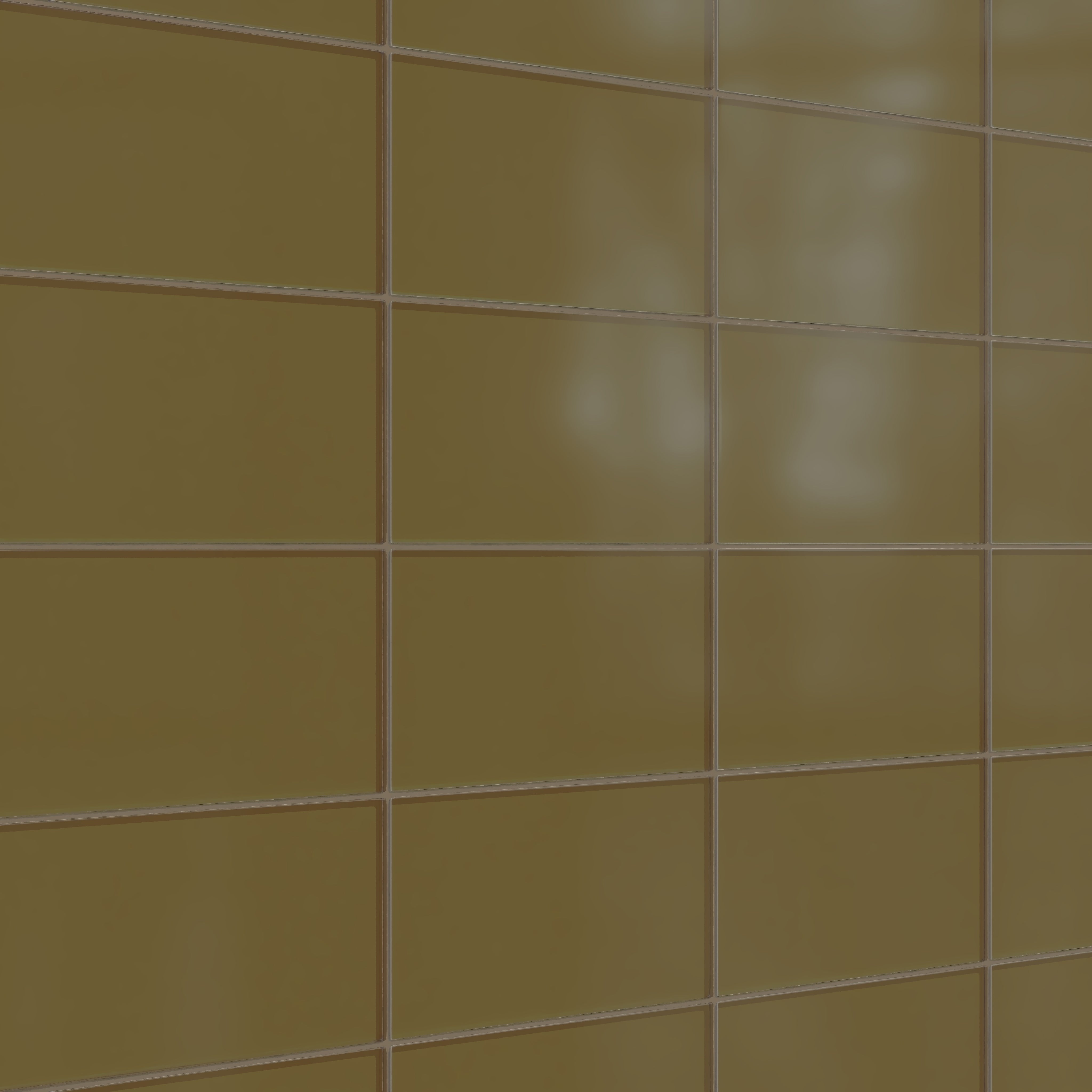 6x12 Glass Tile in Merlin Matte