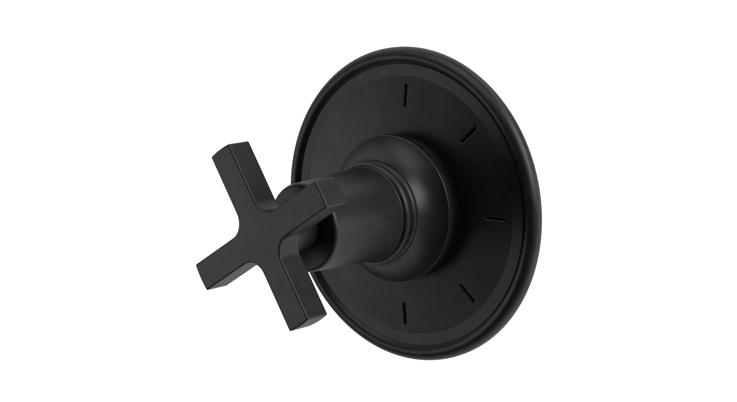 Emerson One Handle Wall Mount Shower Trim with Classic Cross Handle in Oil Rubbed Bronze