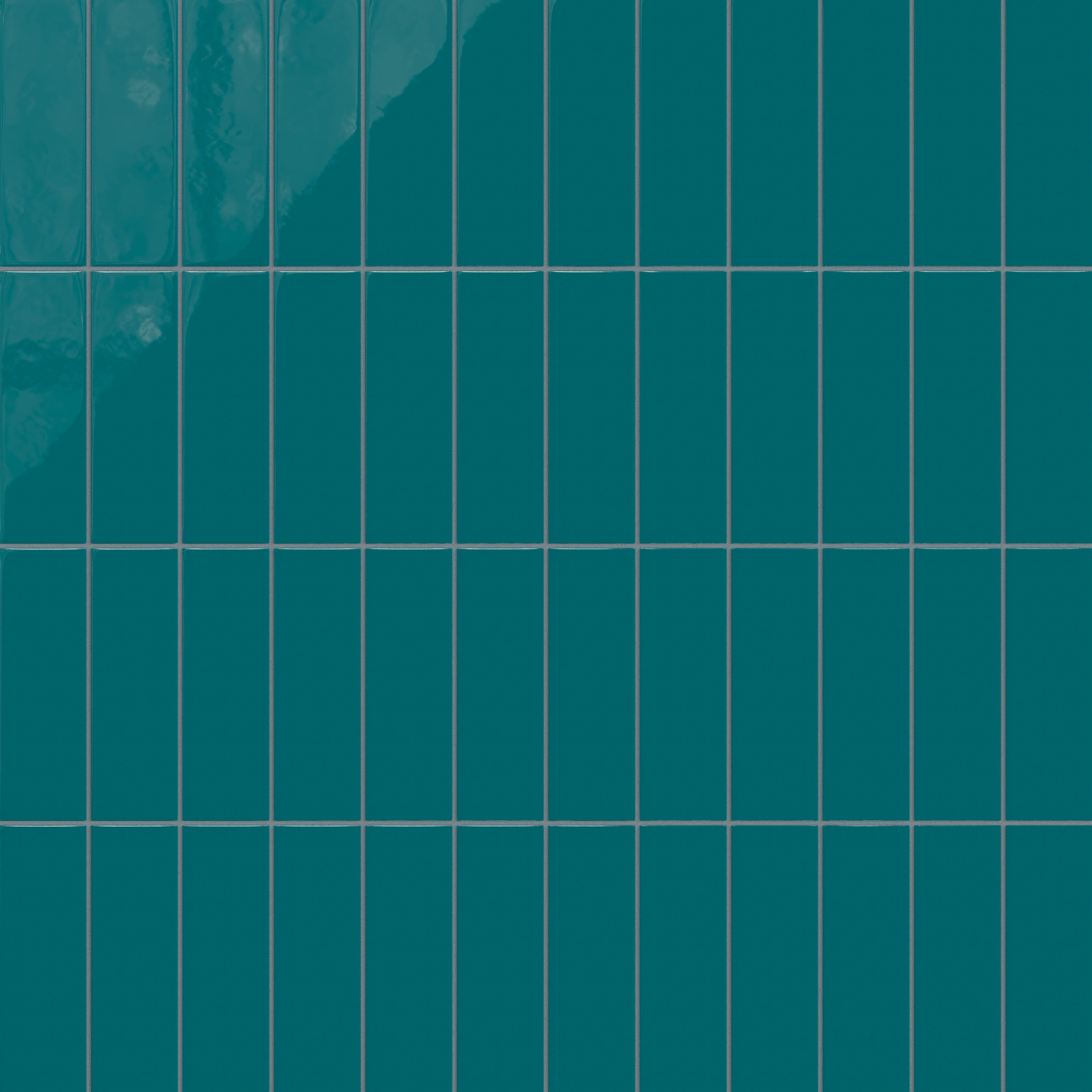 3x9 Natural Press Ceramic Tile in Maya Blue Gloss