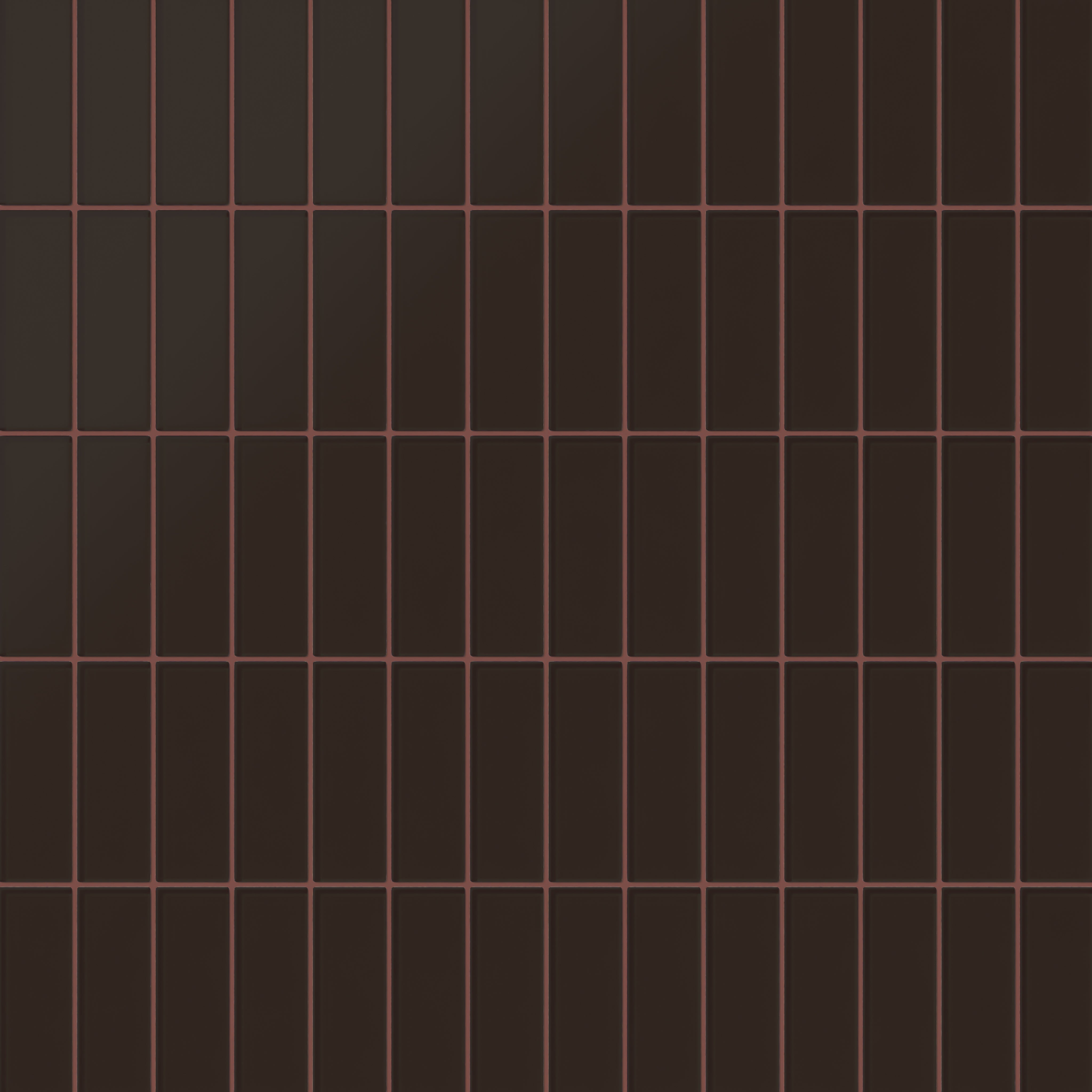 2x6 Glass Tile in Nighthawk Matte