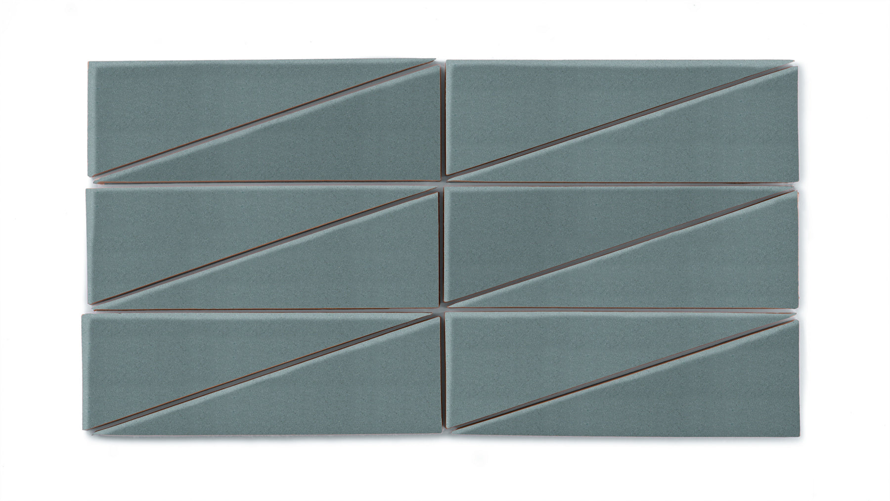 Right Scalene Triangle Original Ceramic Tile in Flagstone Matte