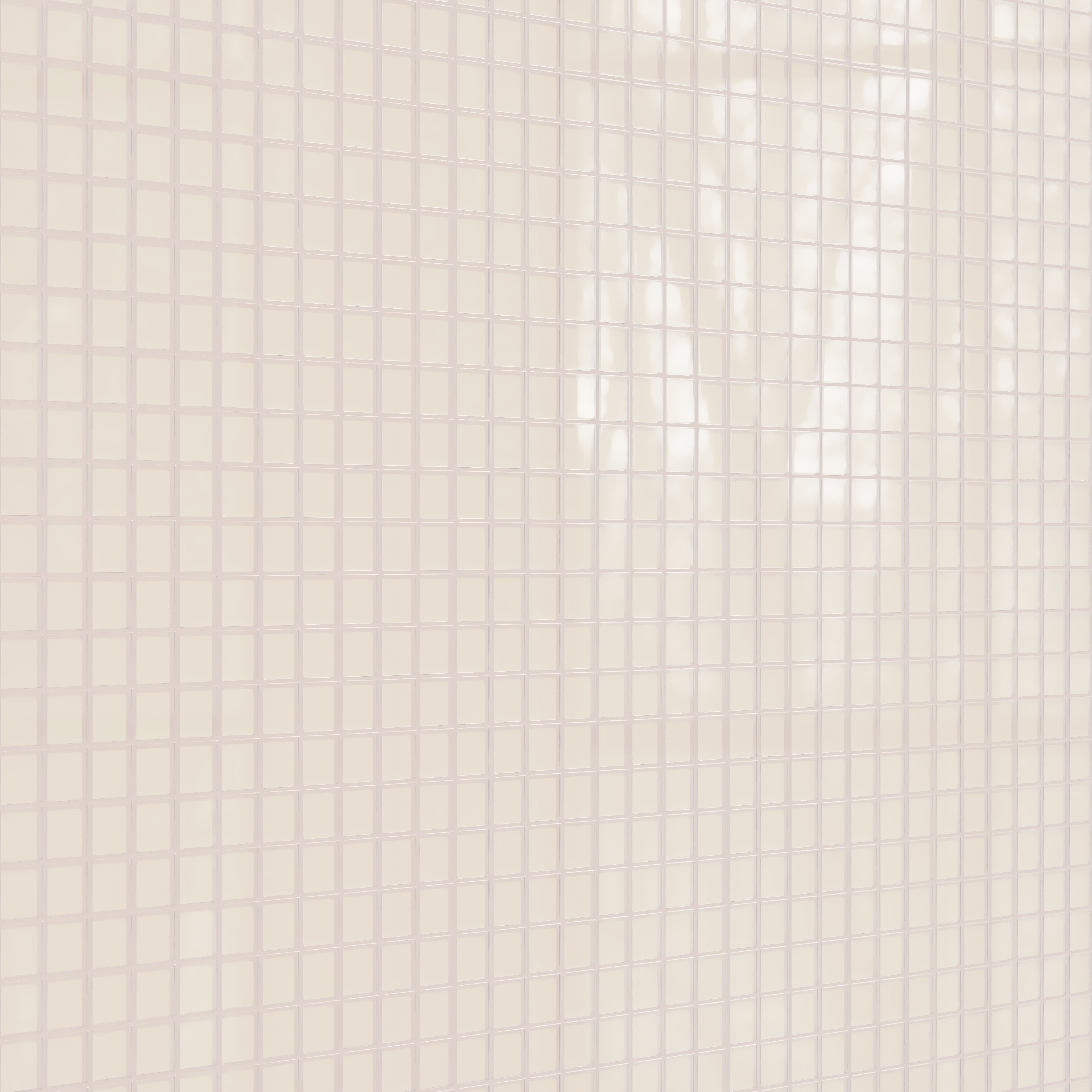 2x2 Straight Set Sheeted Glass Mosaic Tile in Sandpiper Gloss
