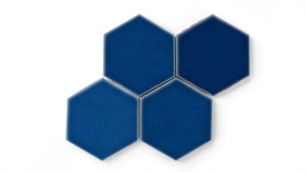 6" Hexagon Original Ceramic Tile in Lake Tahoe Gloss