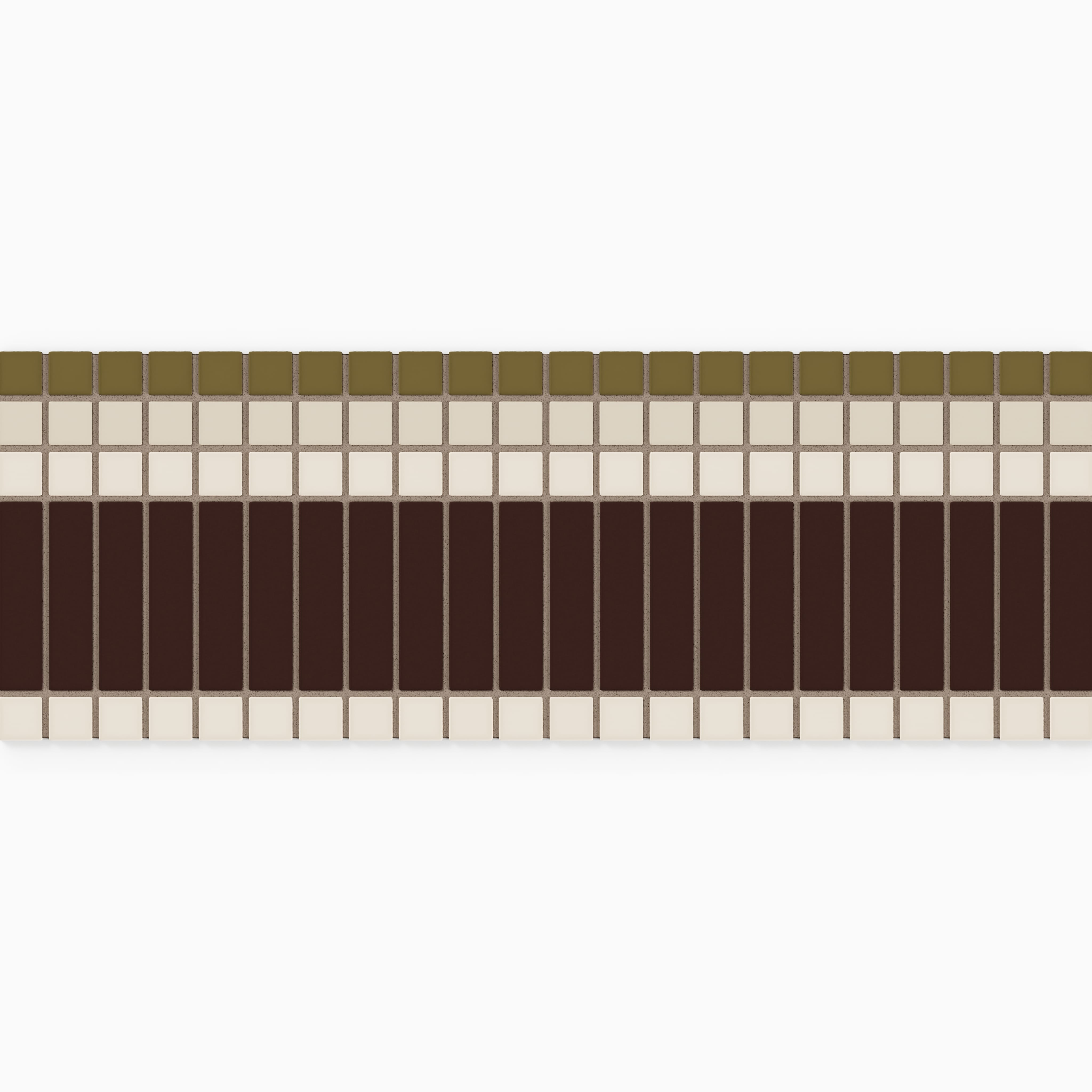 Channel Stripe Border Sample Kit in Sable Matte