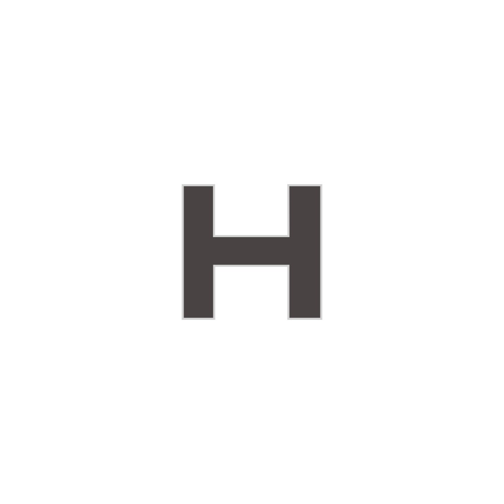 Chaine Homme Original Ceramic Tile in Carbon Gloss