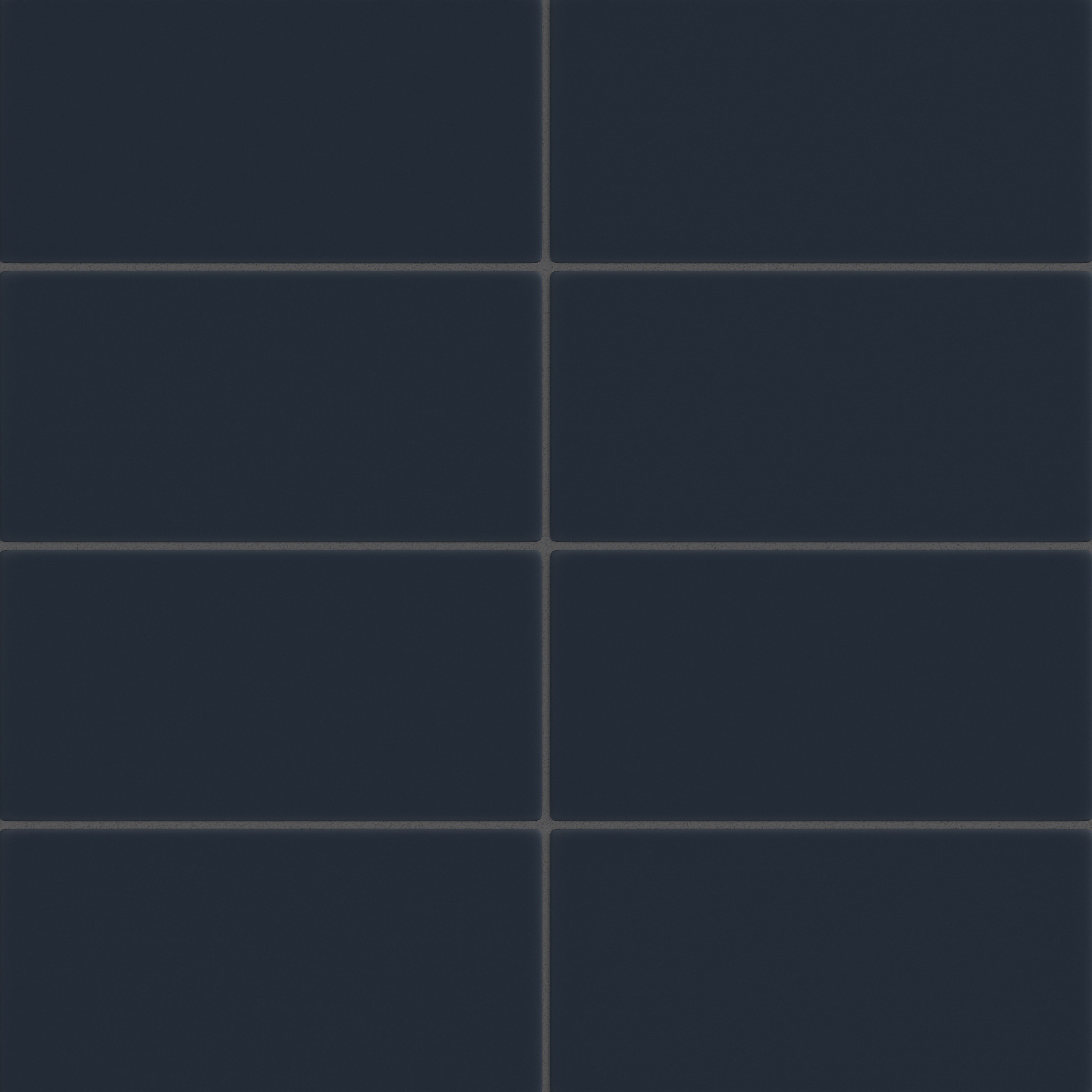 6x12 Original Ceramic Tile in Navy Blue Matte