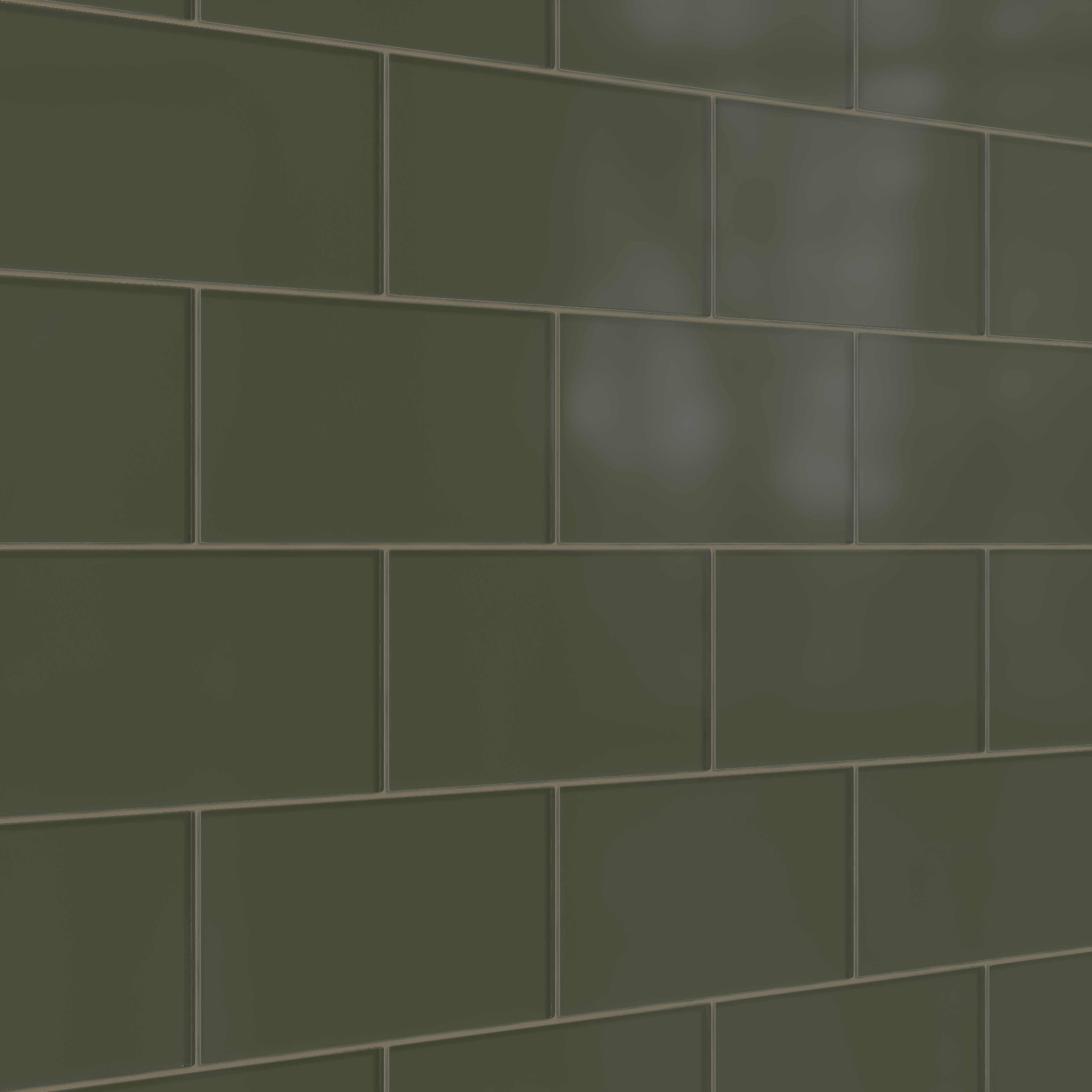 6x12 Glass Tile in Roadrunner Matte