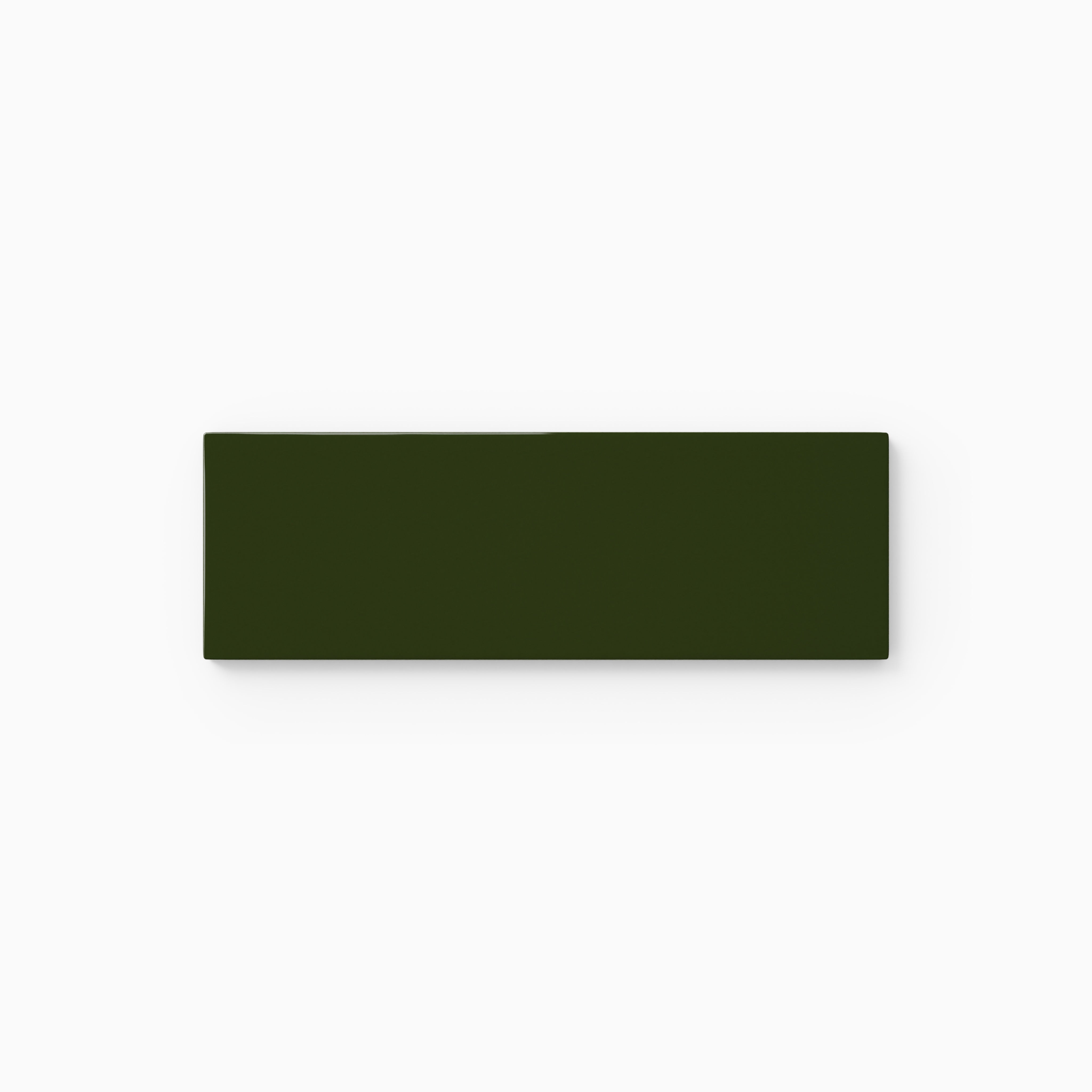 2x6 Natural Press Ceramic Tile in Green Apatite Gloss