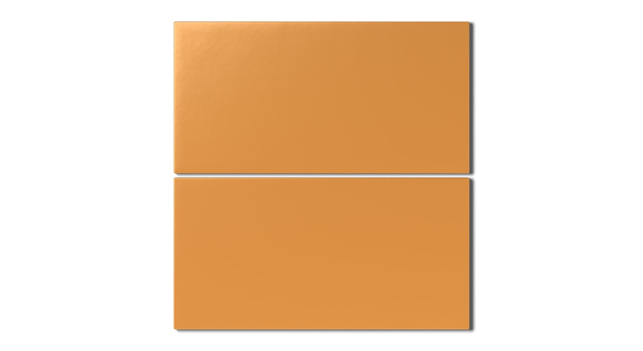 6x12 Natural Press Ceramic Tile in Yellow Ochre Matte