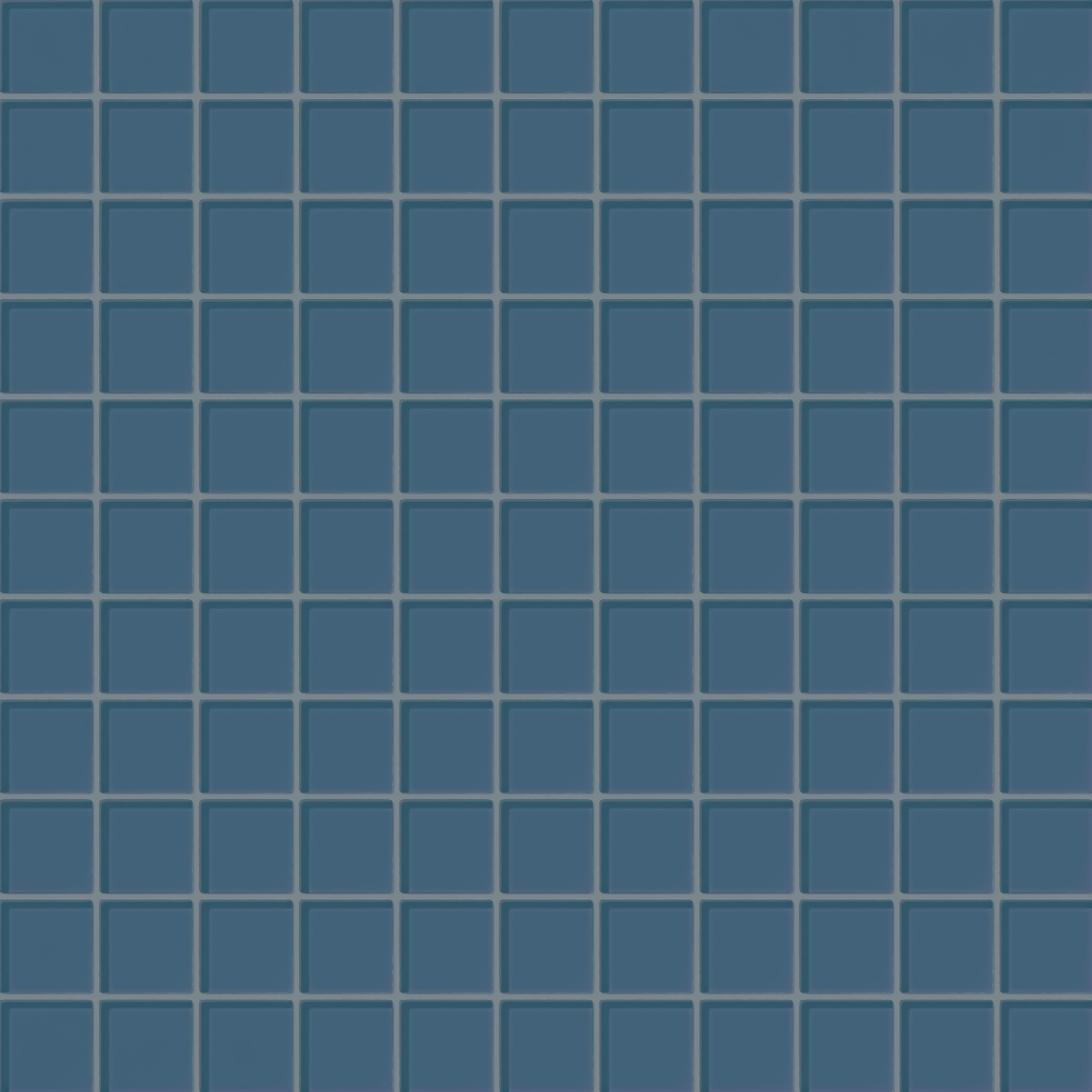 2x2 Straight Set Sheeted Glass Mosaic Tile in Blue Jay Gloss