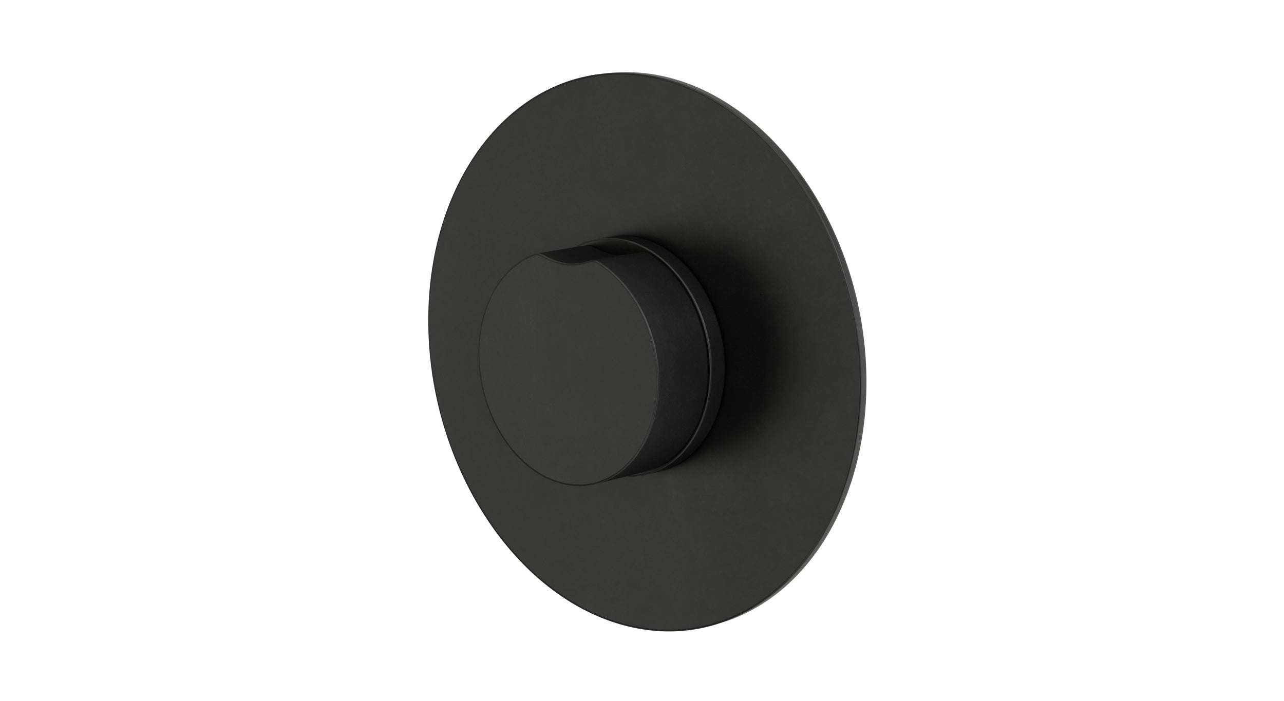 Foundry One Handle Wall Mount Shower Trim with Barrel Knob Handle in Oil Rubbed Bronze
