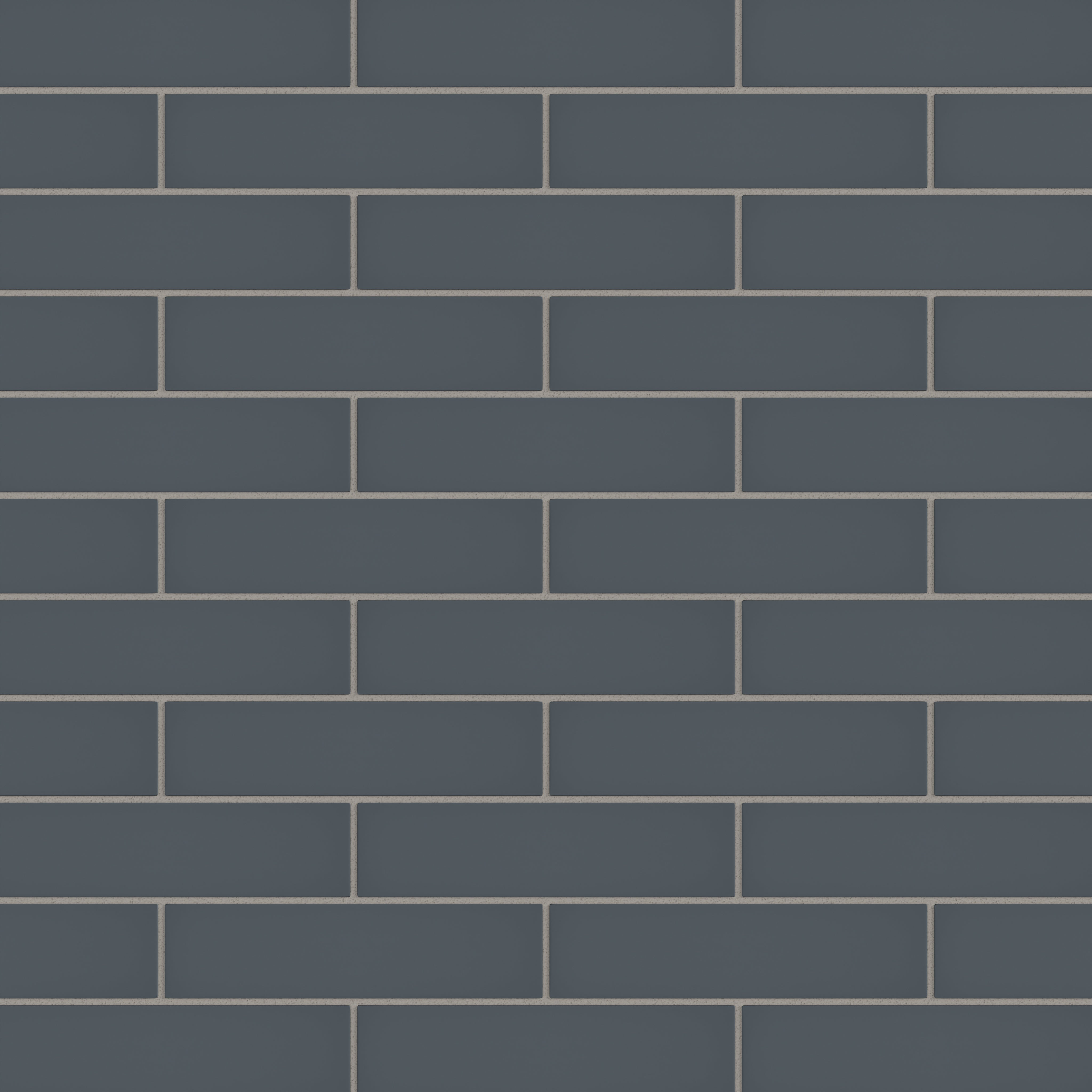 2x8 Natural Press Ceramic Tile in Indigo Matte