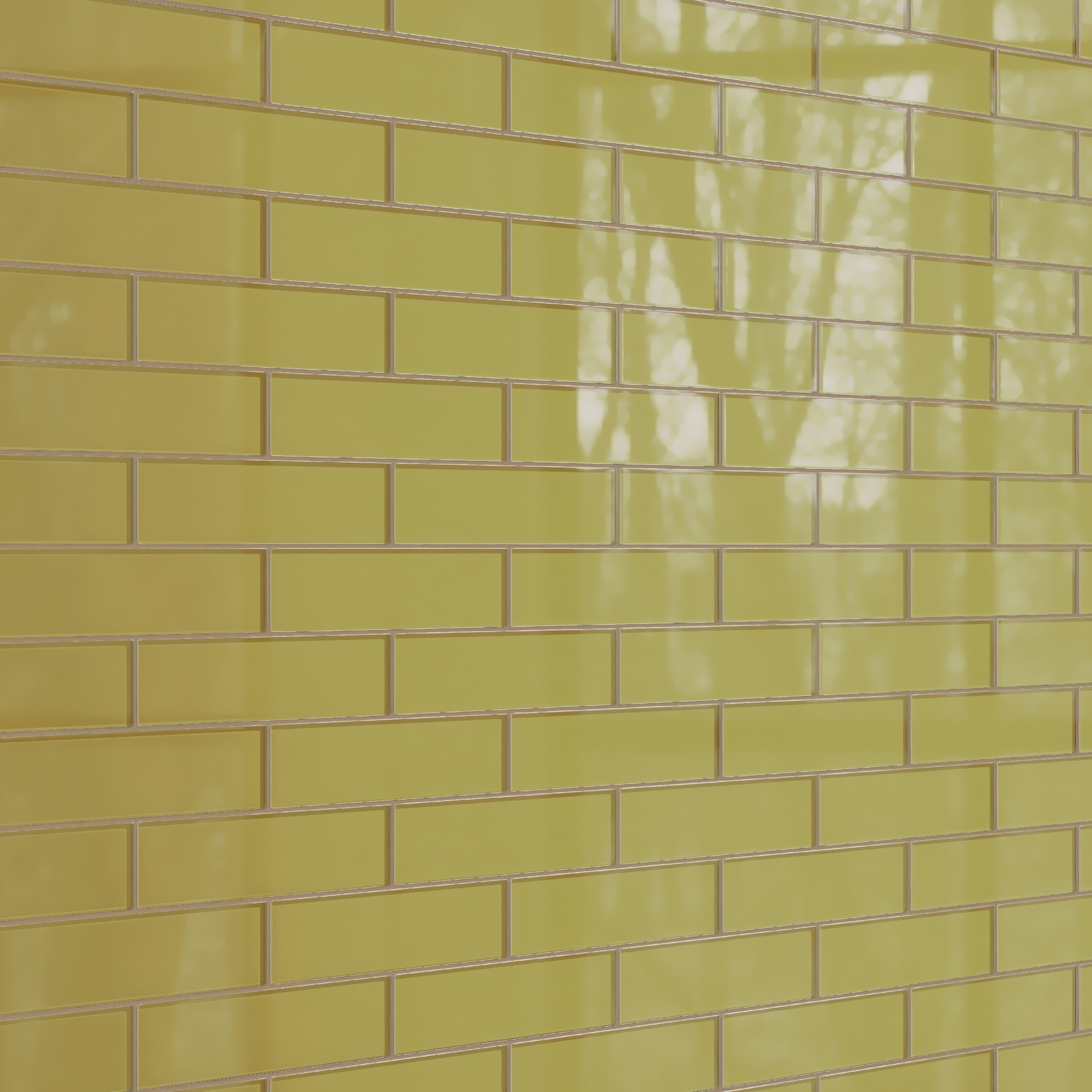 3x12 Glass Tile in Pine Siskin Gloss