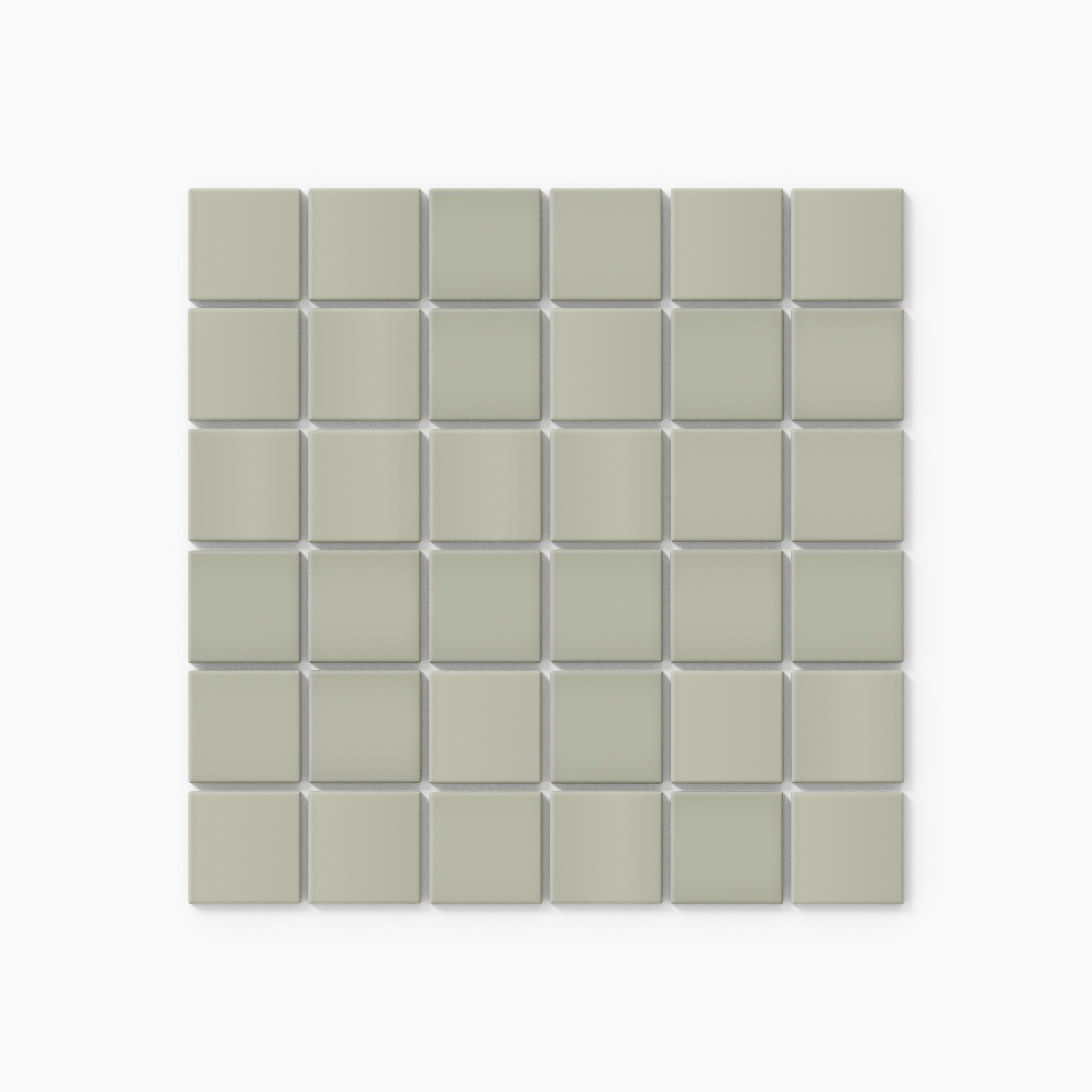 2x2 Straight Set Sheeted Natural Press Ceramic Mosaic Tile in Manzanita Gloss