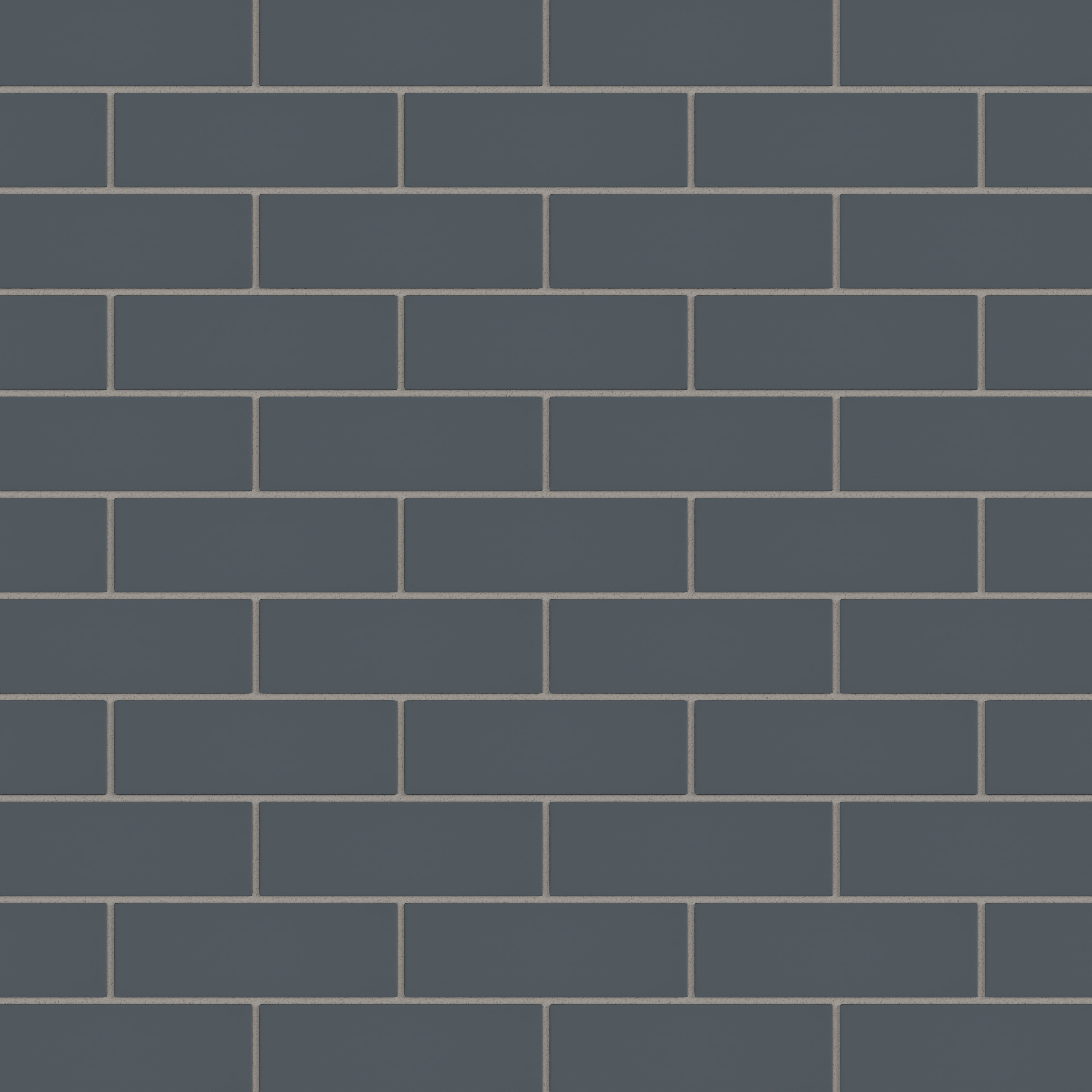 2x6 Natural Press Ceramic Tile in Indigo Matte