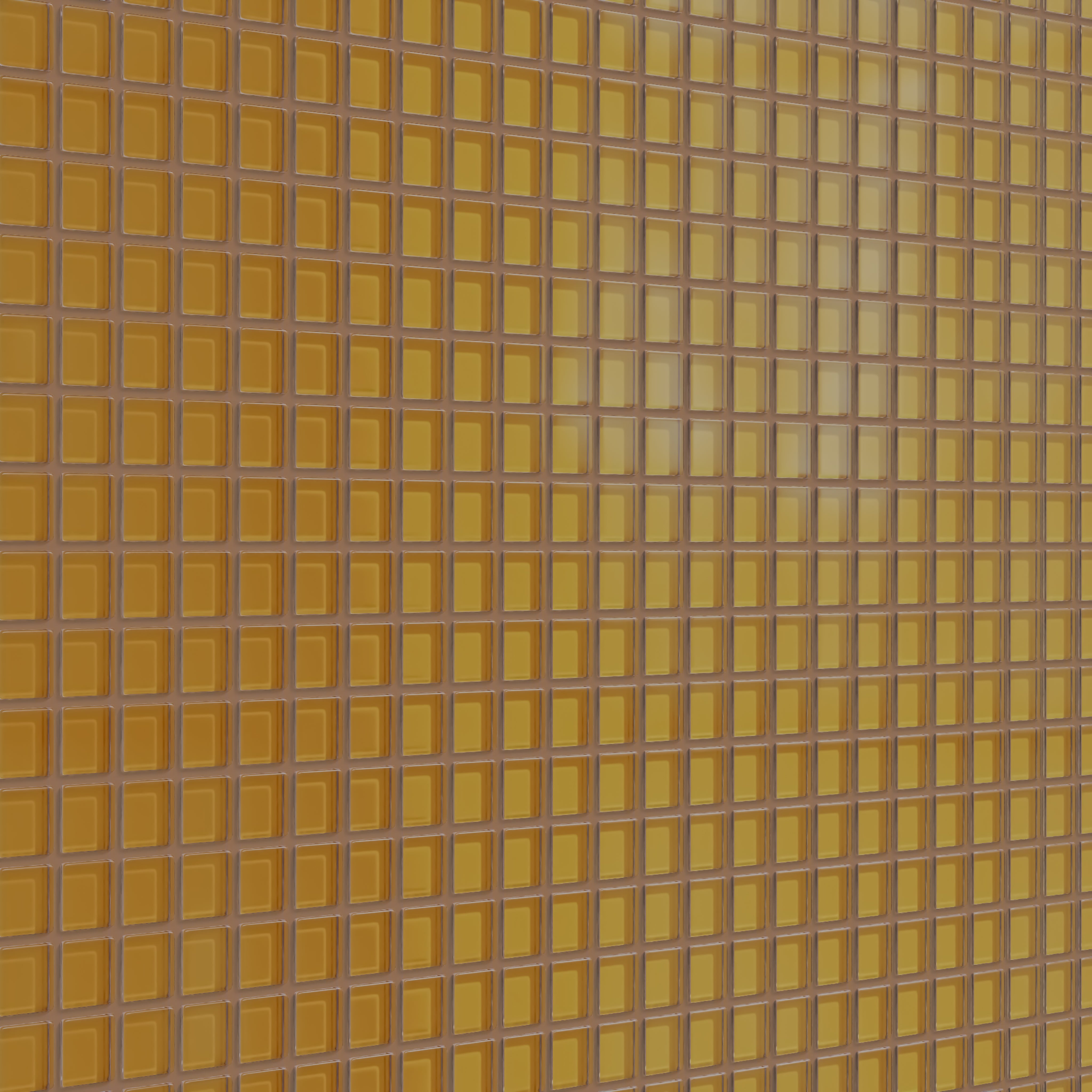 1x1 Straight Set Sheeted Glass Mosaic Tile in Falcon Matte