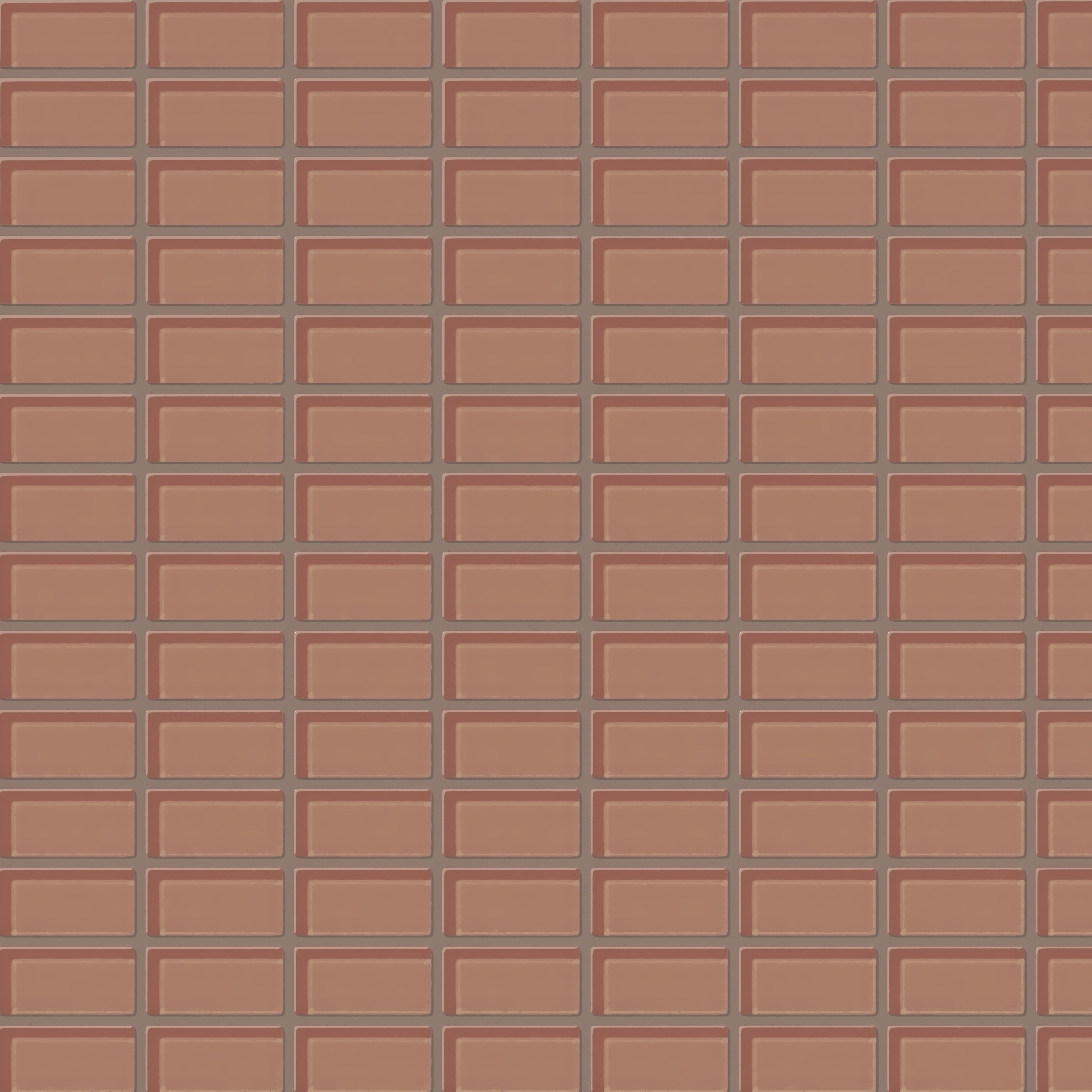 1x2 Straight Set Sheeted Glass Mosaic Tile in Sora Gloss