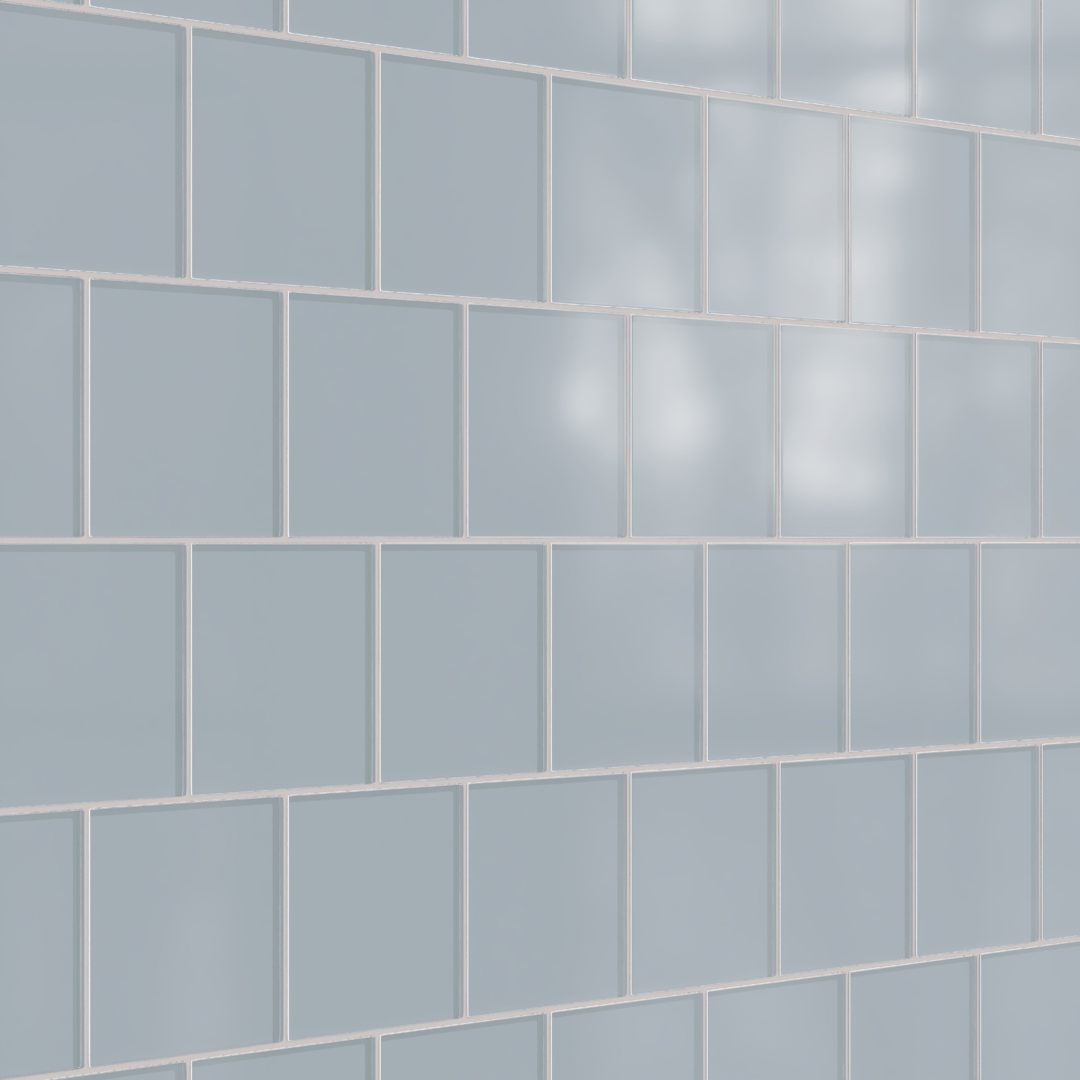 6x6 Glass Tile in Pinyon Jay Matte