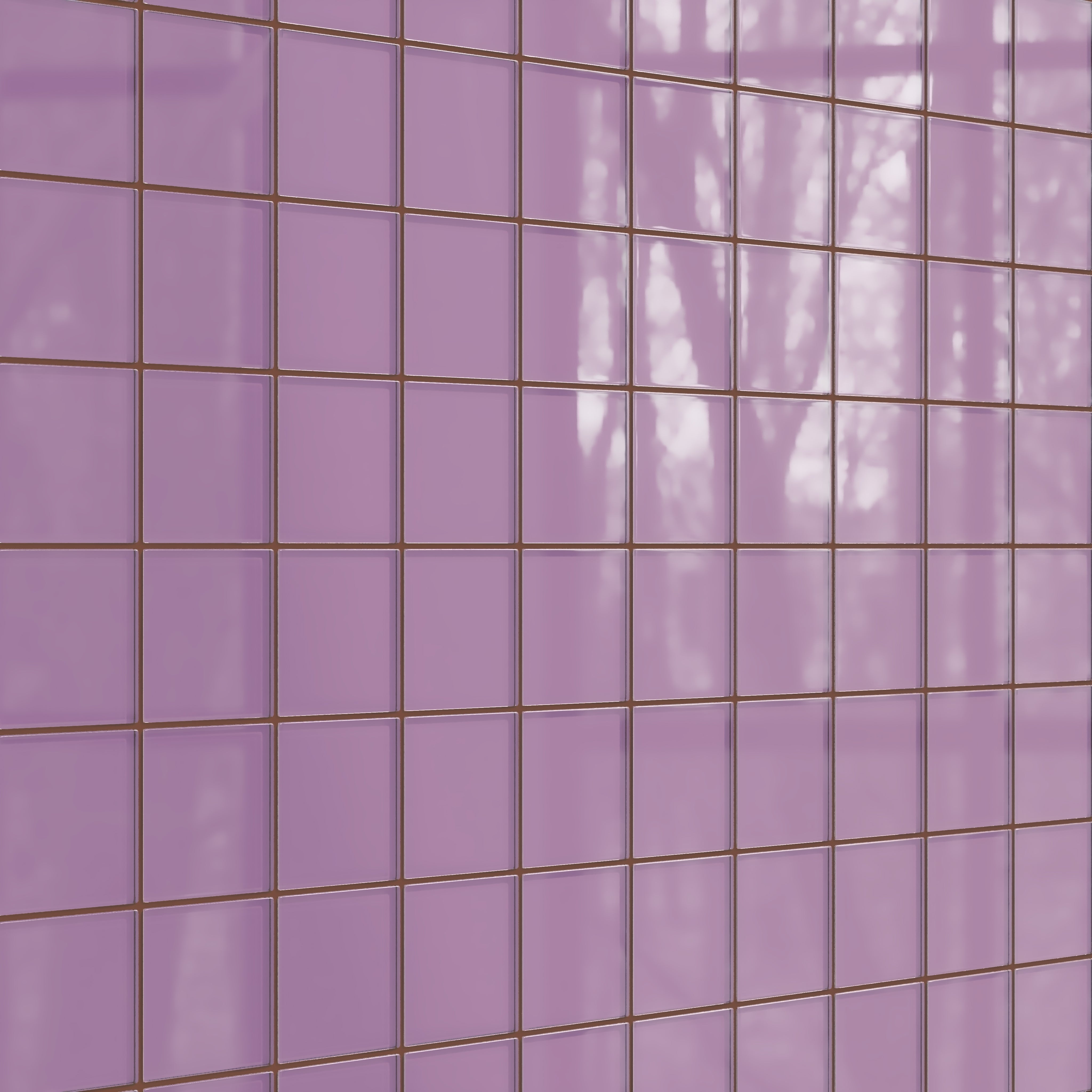 4x4 Glass Tile in Waxbill Gloss