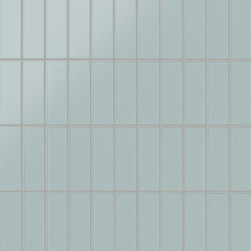 2x6 Glass Tile in Great Blue Heron Matte
