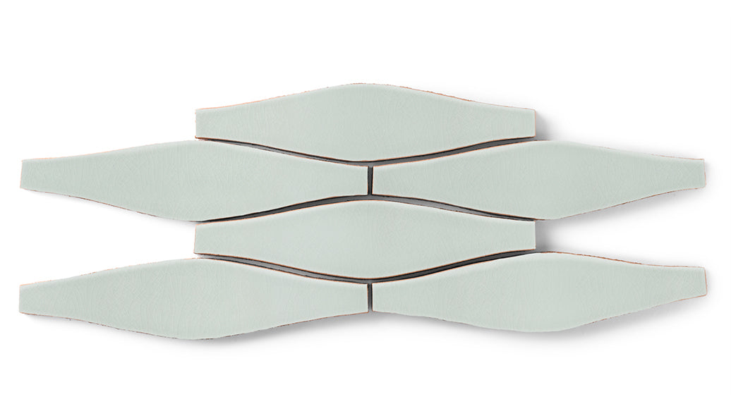 Wave Original Ceramic Tile in Salton Sea Gloss