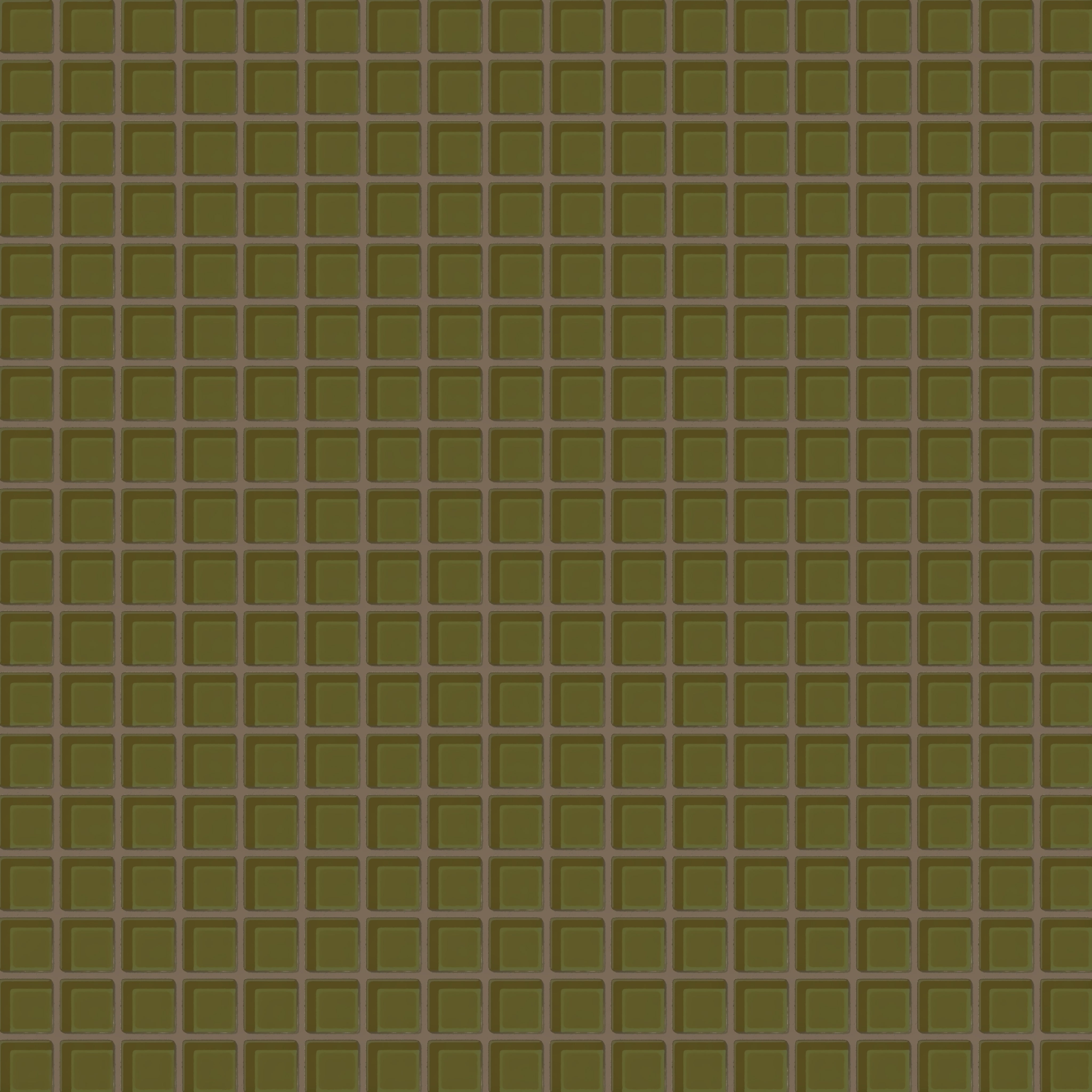 1x1 Straight Set Sheeted Glass Mosaic Tile in Cormorant Gloss