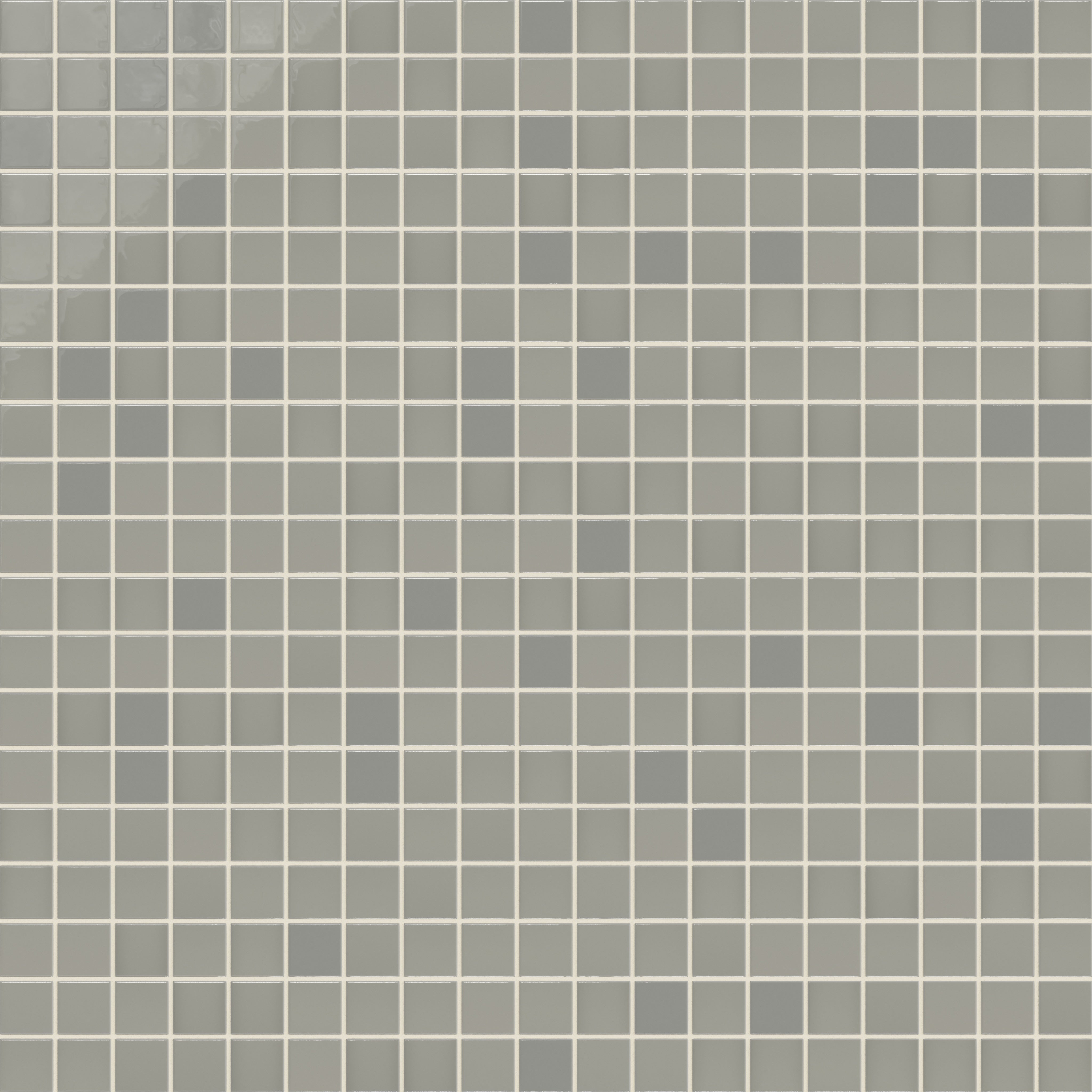 2x2 Straight Set Sheeted Natural Press Ceramic Mosaic Tile in Puget Sound Gloss