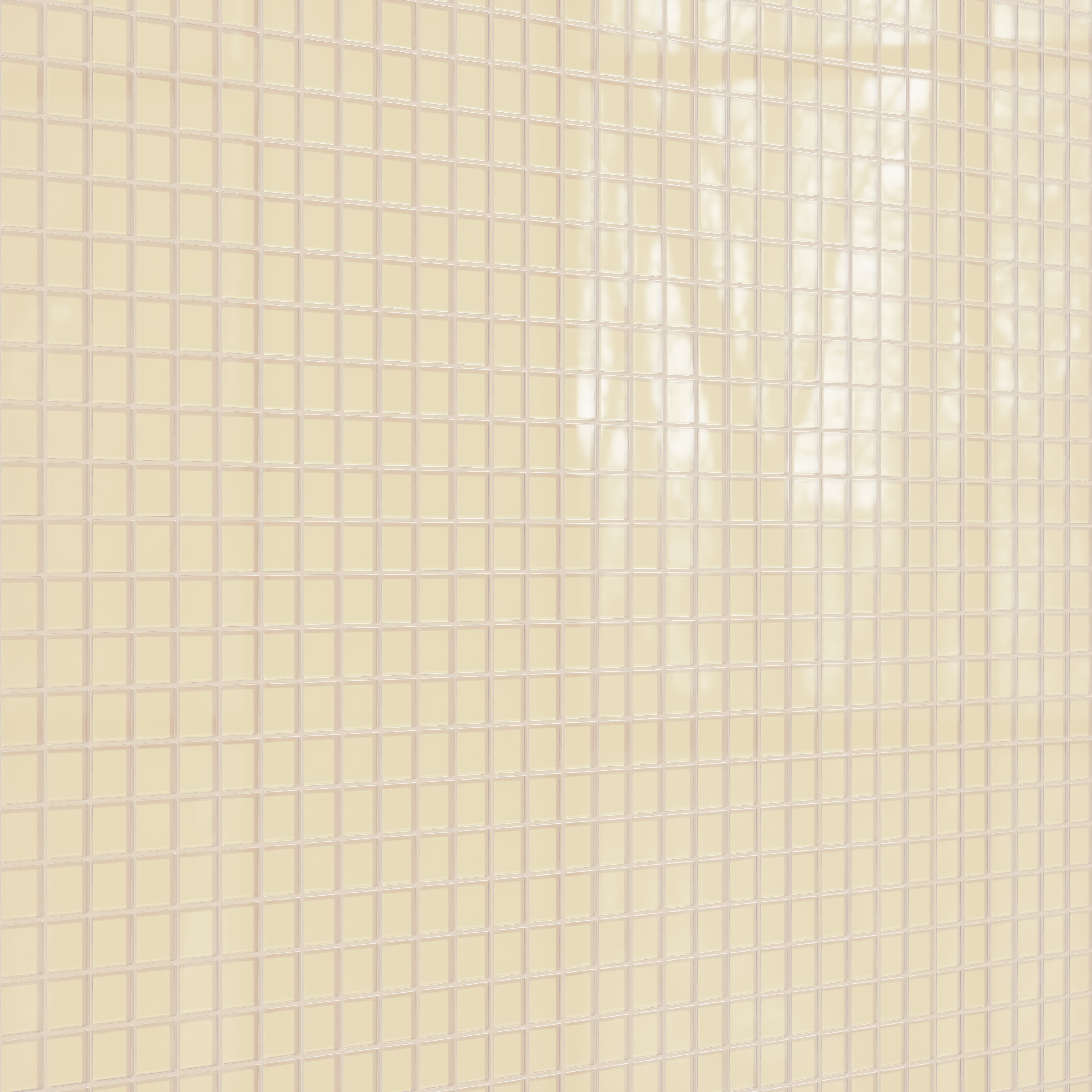2x2 Straight Set Sheeted Glass Mosaic Tile in Chickadee Gloss