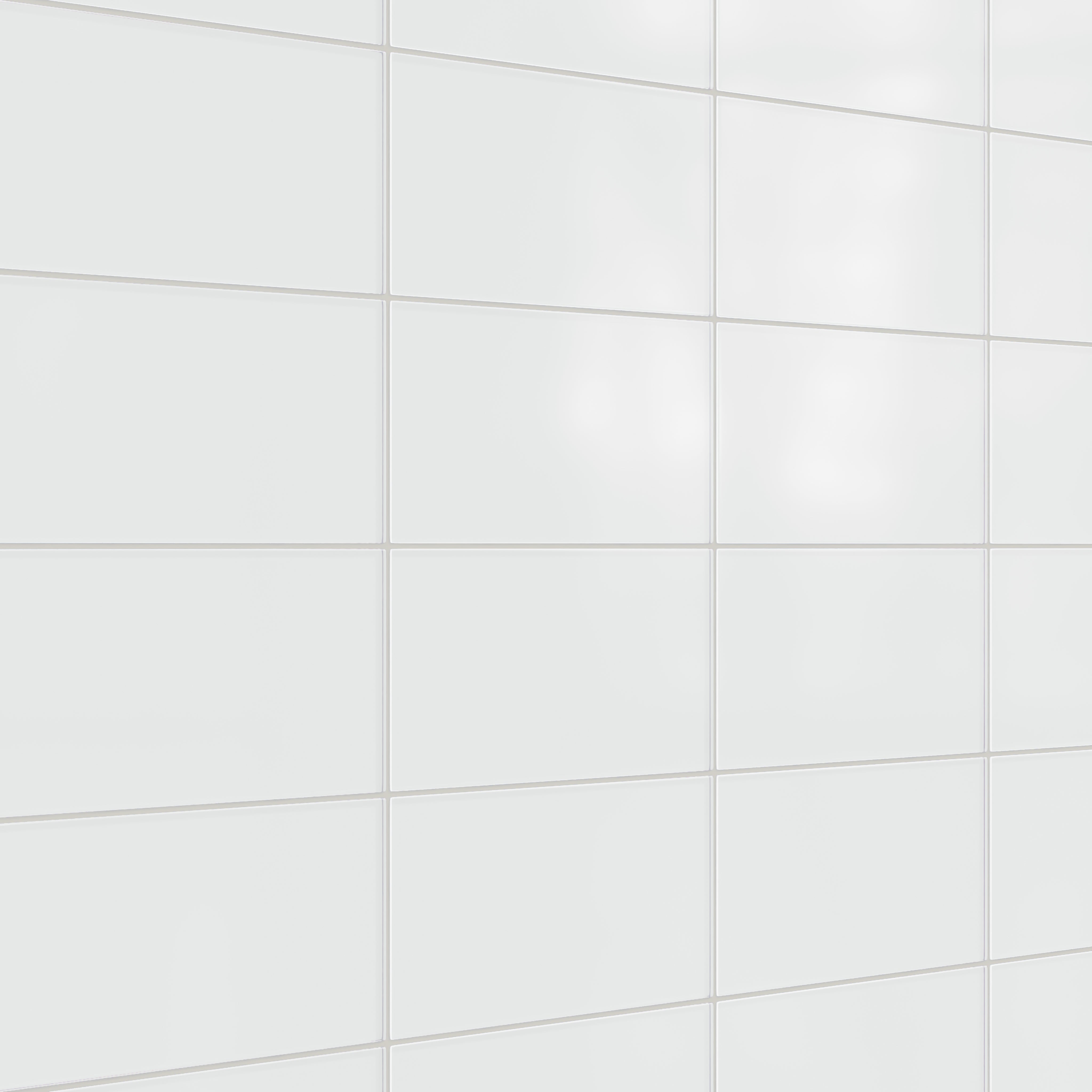 6x12 Glass Tile in Egret Matte