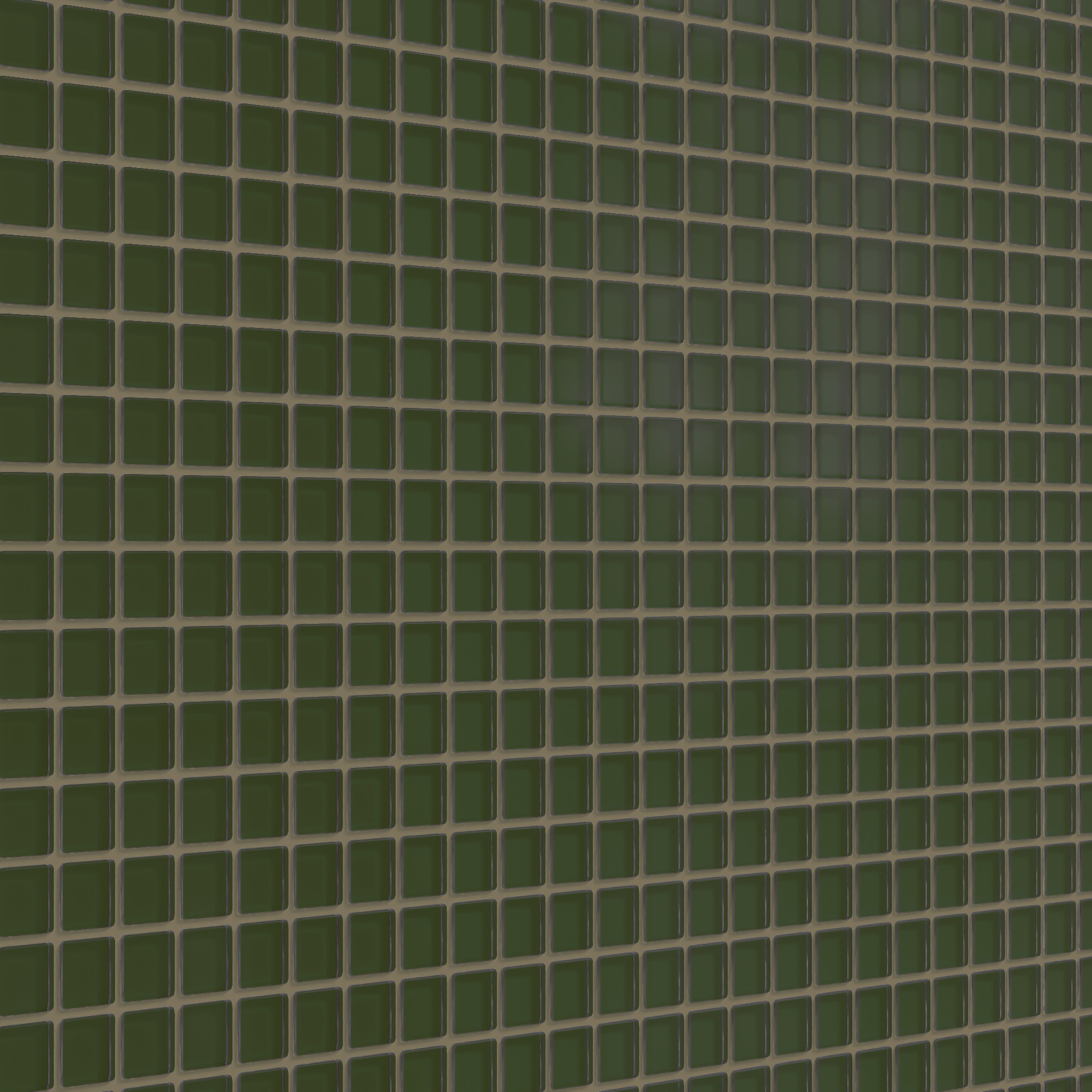 1x1 Straight Set Sheeted Glass Mosaic Tile in Starling Matte