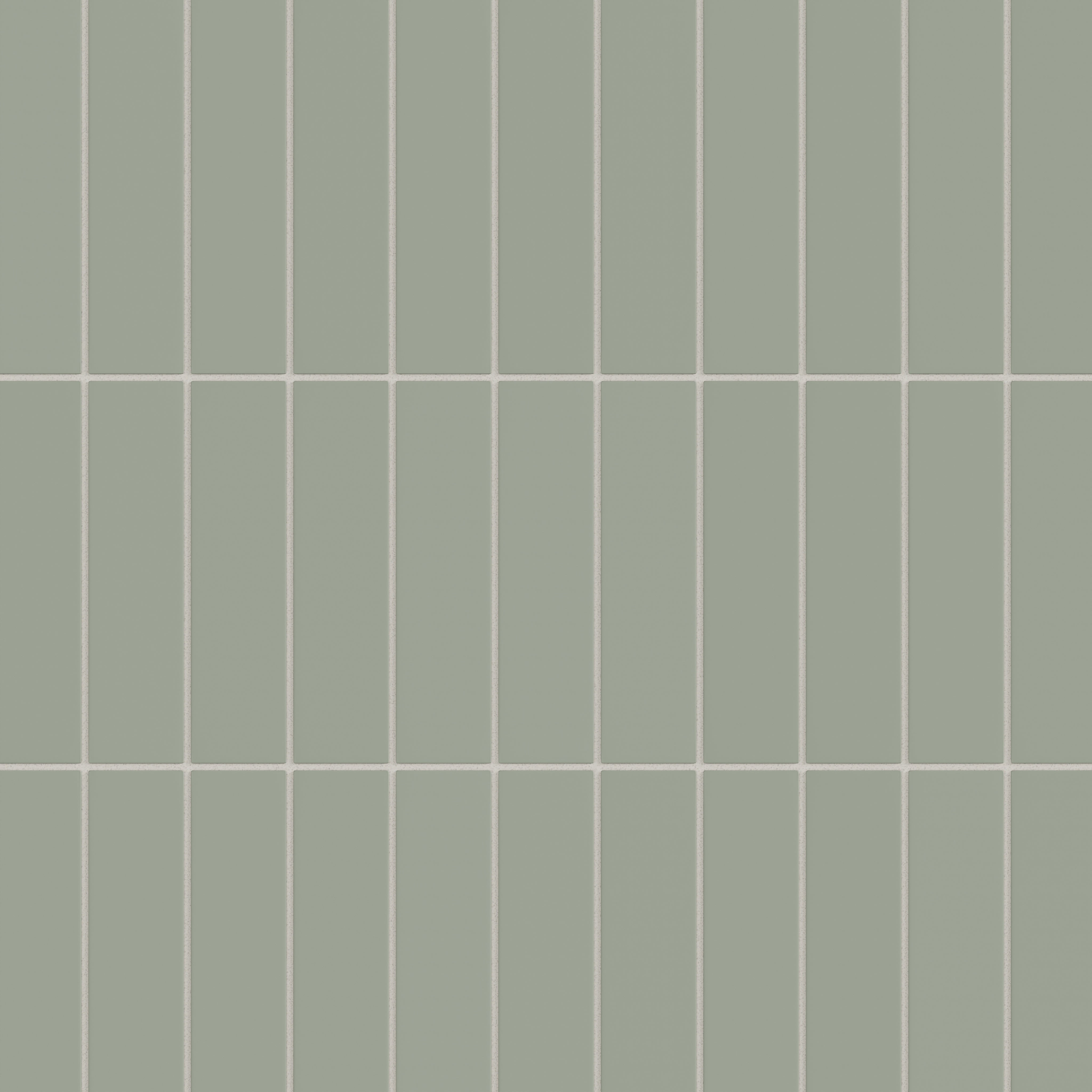2x8 Natural Press Ceramic Tile in Terre Verte Matte