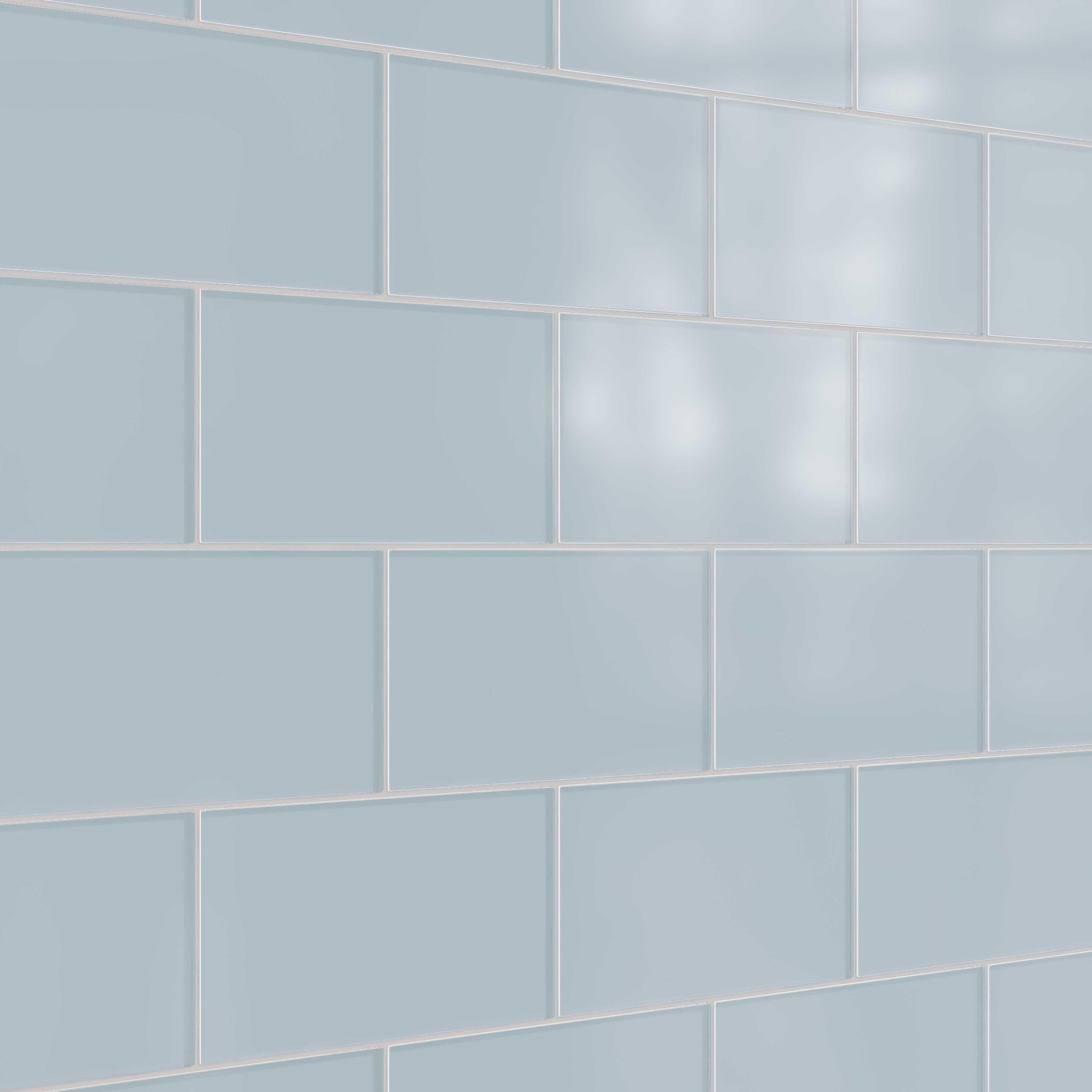 6x12 Glass Tile in Partridge Matte